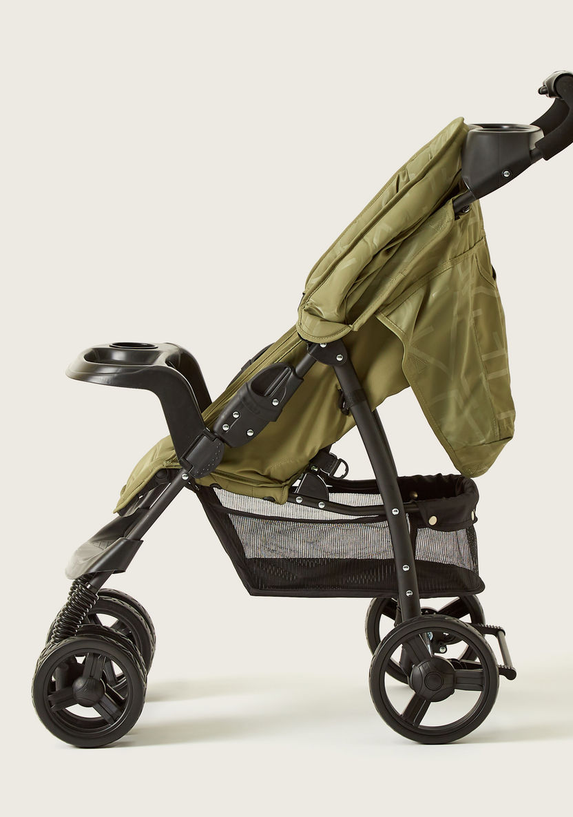 Juniors Jazz  Army Green Stroller with 4 Reclining Positions (Upto 3 years)-Strollers-image-3