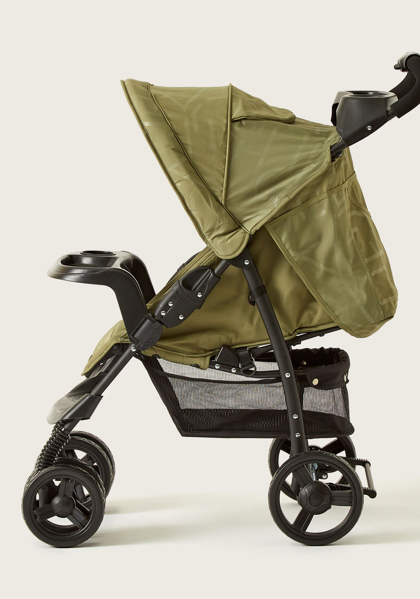 Juniors Jazz  Army Green Stroller with 4 Reclining Positions (Upto 3 years)-Strollers-image-4
