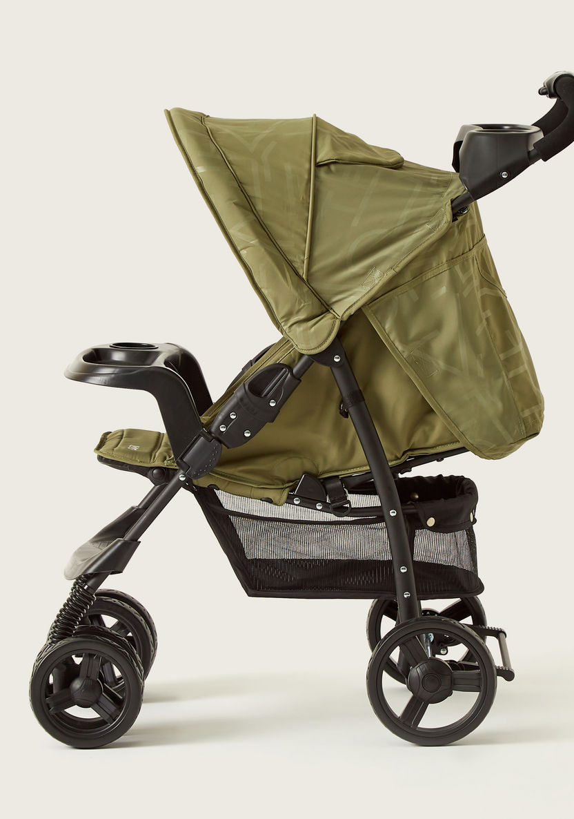 Juniors Jazz  Army Green Stroller with 4 Reclining Positions (Upto 3 years)-Strollers-image-6