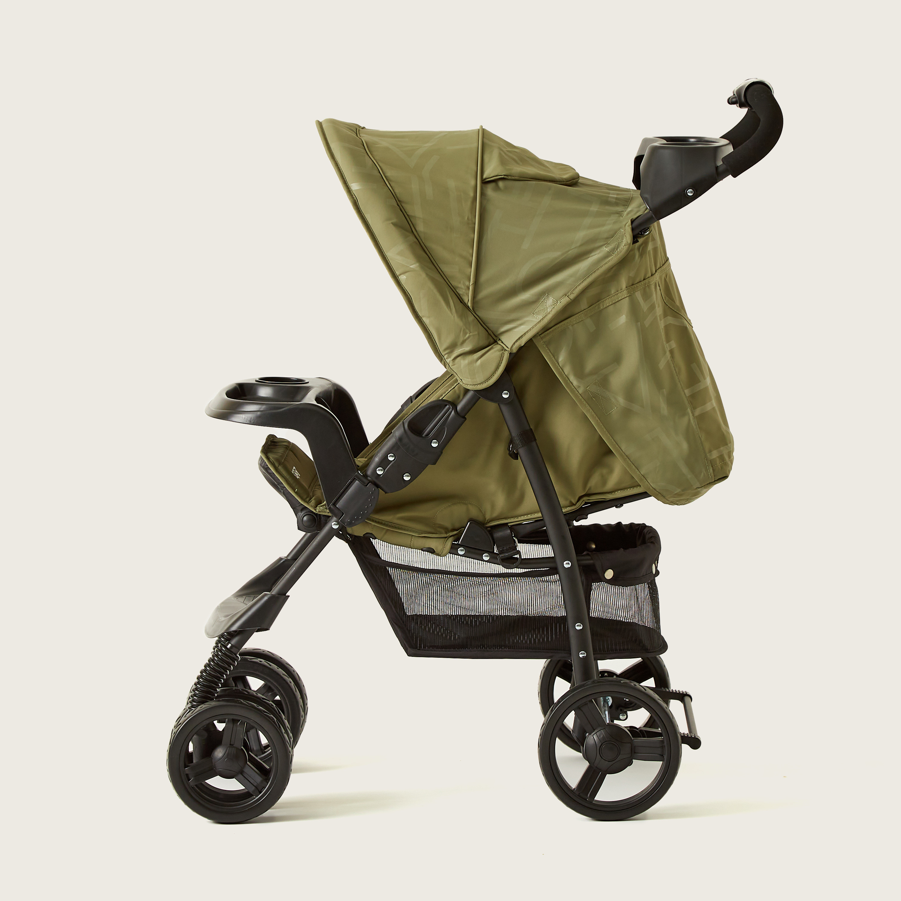 Juniors Jazz  Army Green Stroller with 4 Reclining Positions (Upto 3 years)-baby-gear-strollersandprams-strollers-image-8