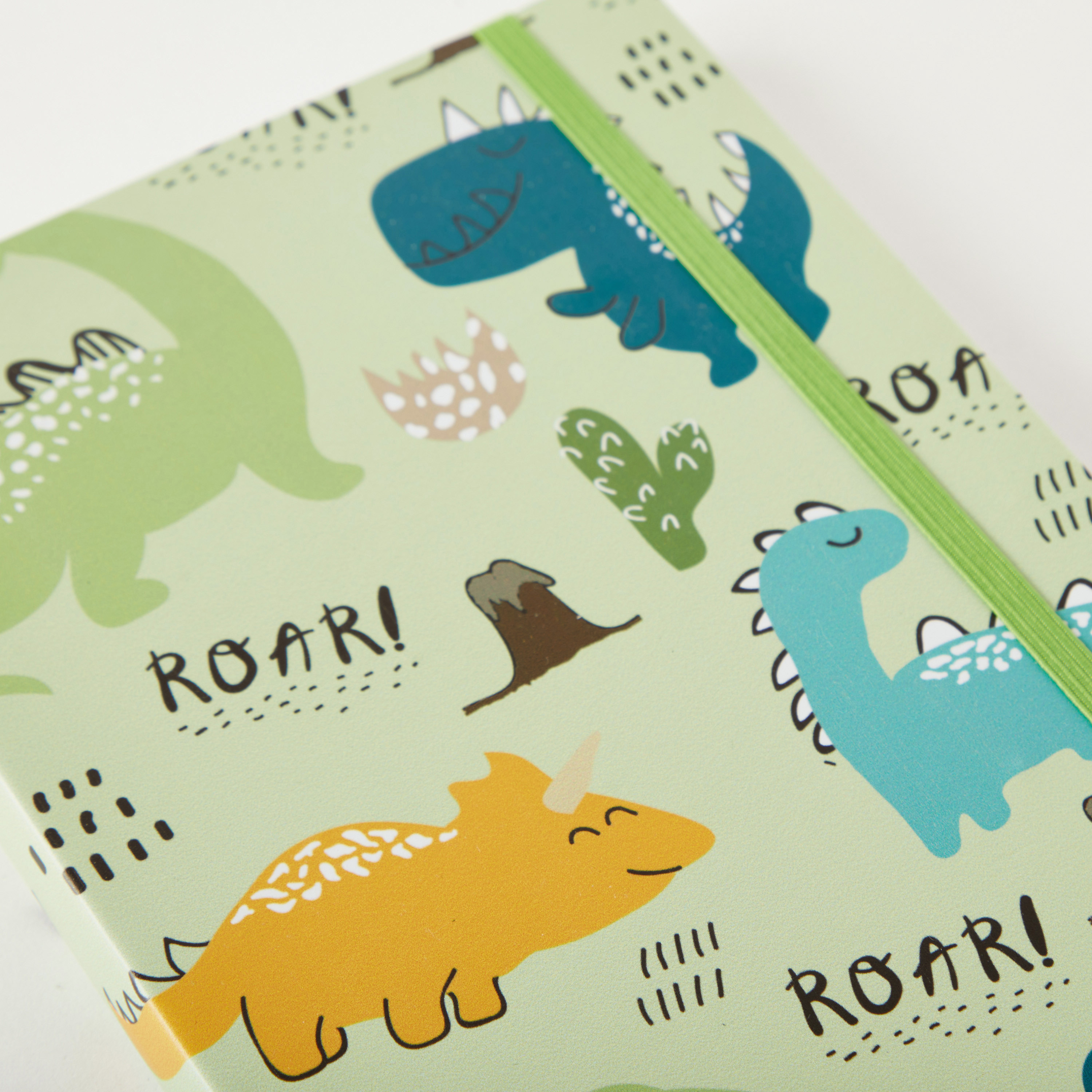 Dinosaur Print A5 Planner Notebook-school-stationery-notebooks-image-3
