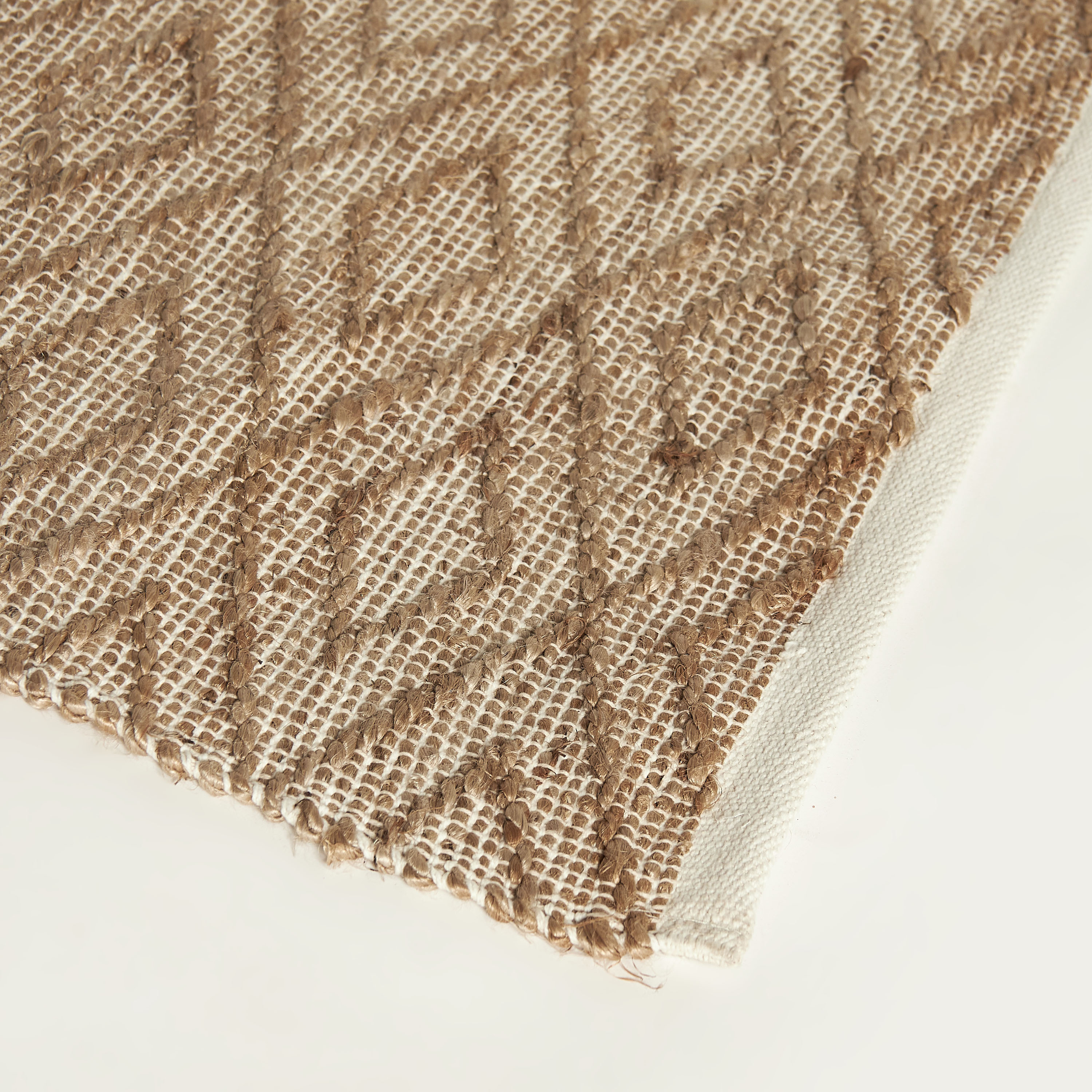 Textured Jute Rug - 120x76 cms-household-rugsandcarpets-rugs-image-3