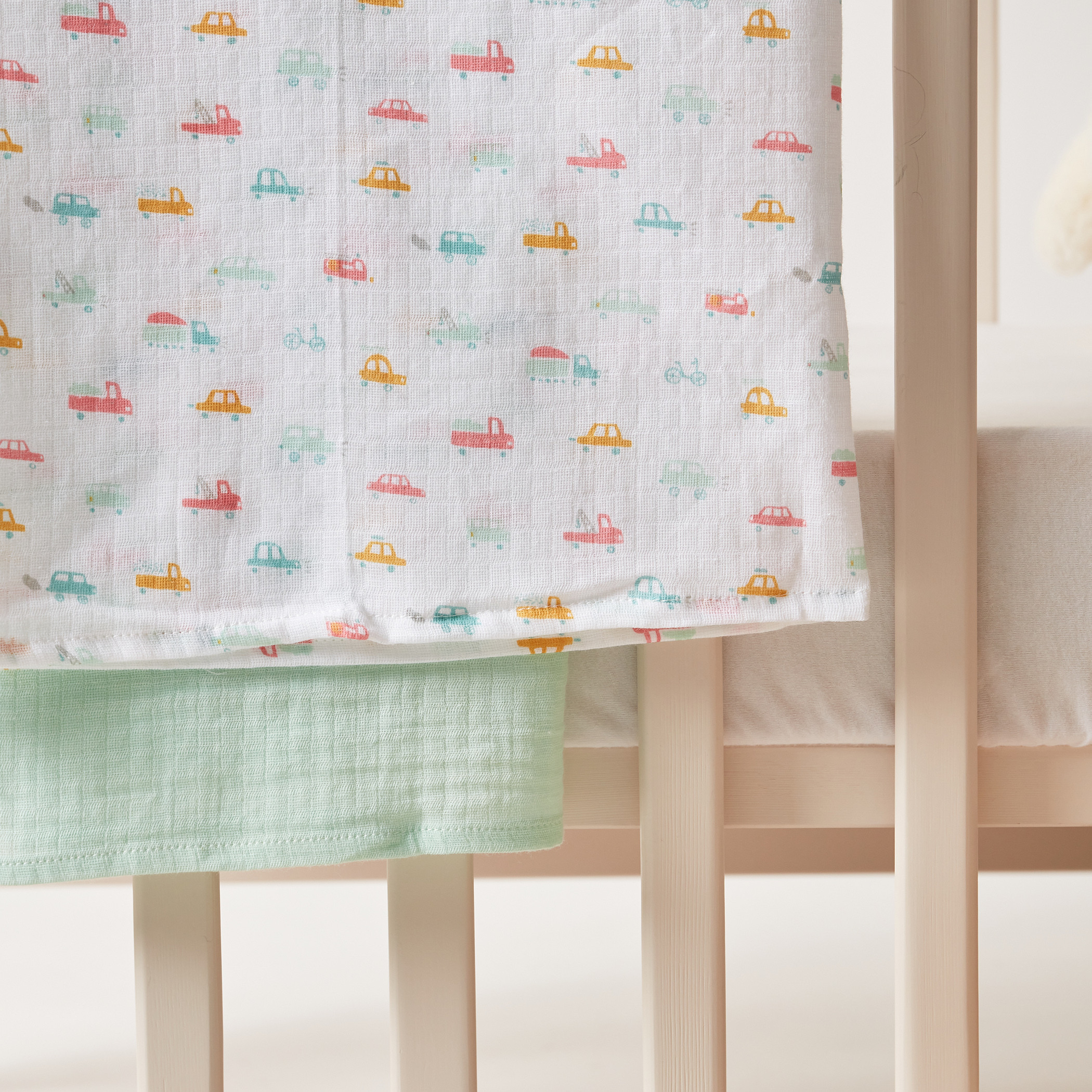 Juniors 2-Piece Swaddle Blanket Set - 100x100 cms-baby-nursery-blanketsandswaddles-swaddlesandsleepingbags-image-3