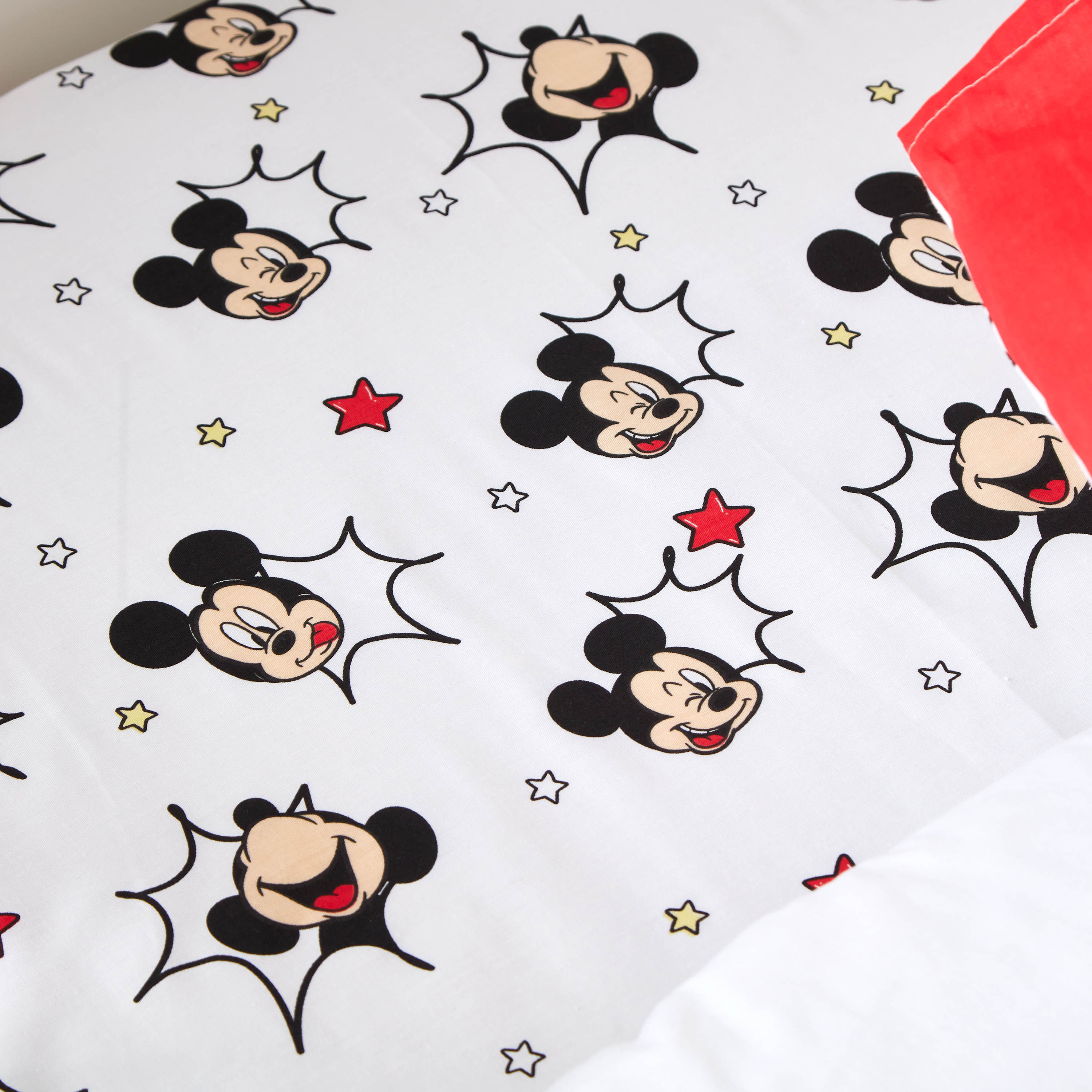 Disney Mickey Mouse Print 3-Piece Toddler Comforter Set - 140x180 cms-baby-nursery-toddlerbedding-image-6