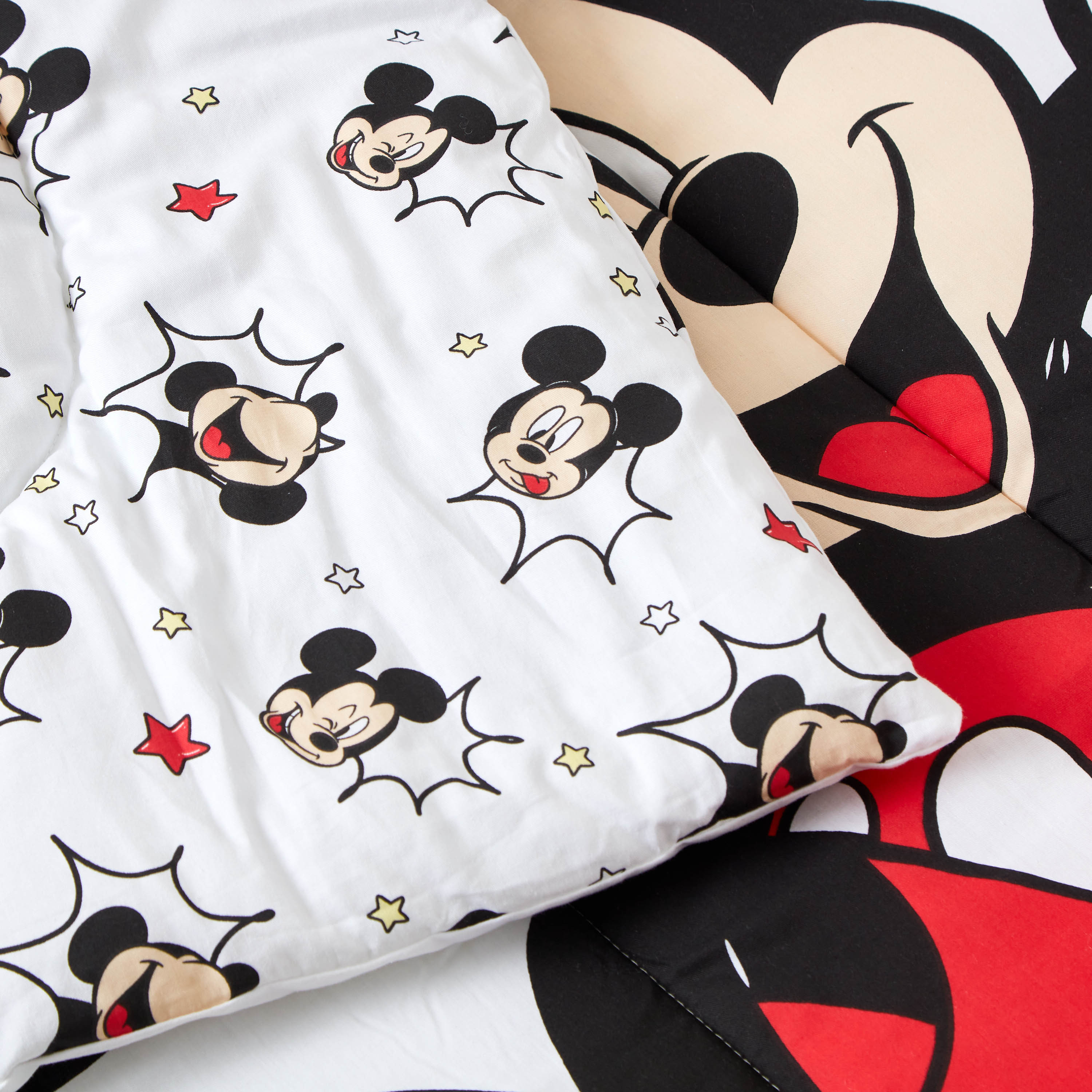 Disney Mickey Mouse Print 3-Piece Toddler Comforter Set - 140x180 cms-baby-nursery-toddlerbedding-image-7