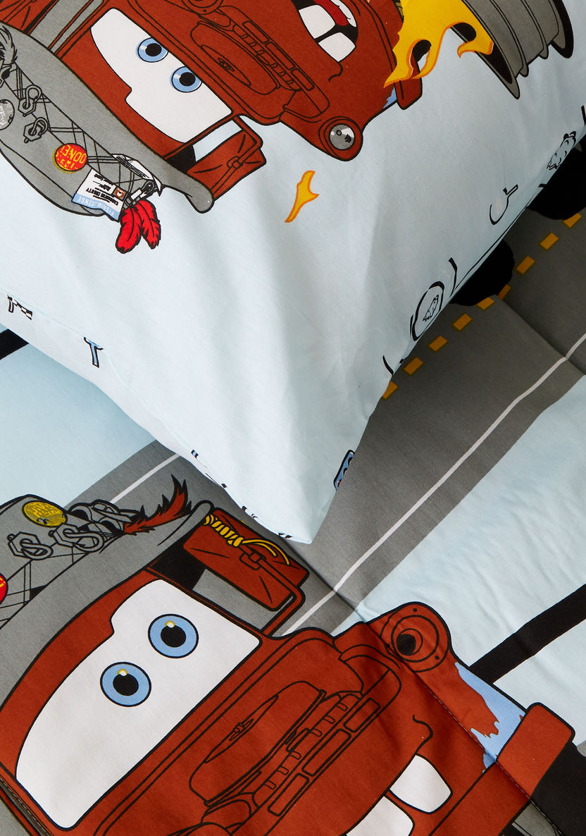 Disney Cars Print 3-Piece Toddler Comforter Set - 140x180 cms-Toddler Bedding-image-3