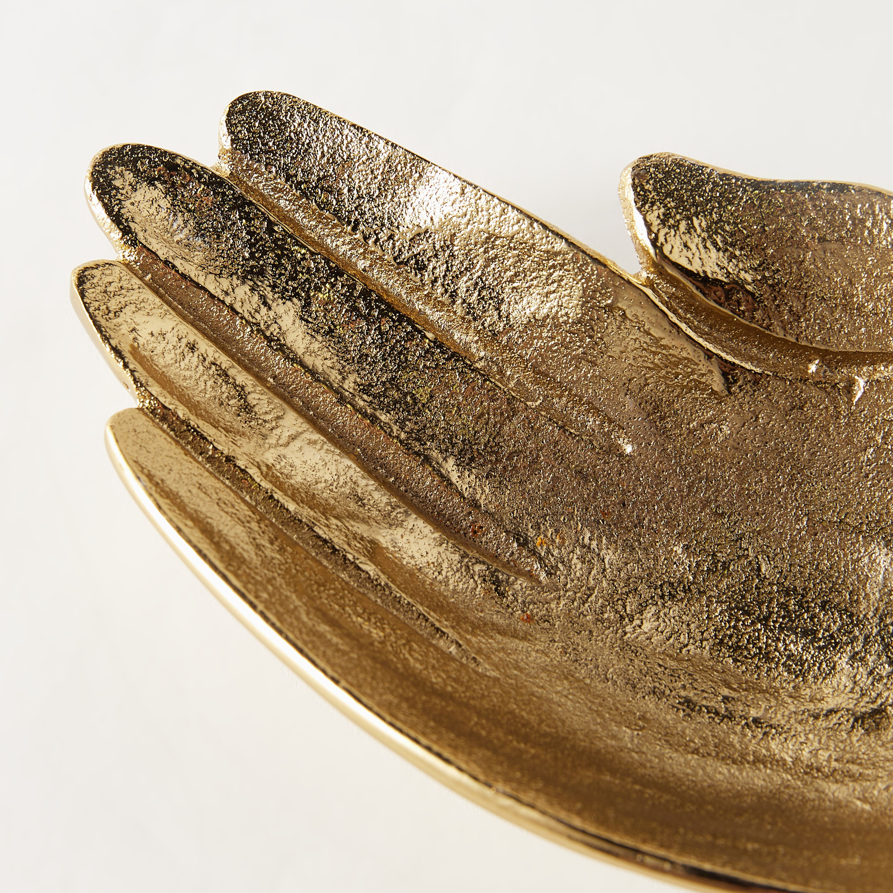 Hand-Shaped Decorative Bowl - 15x9 cms-household-decor-vasesandbowls-image-3