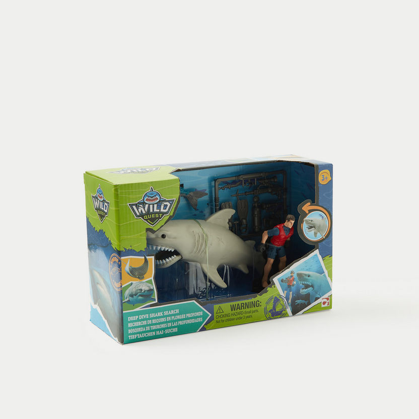 Wild Quest Deep Dive Shark Search Playset-Action Figures and Playsets-image-3