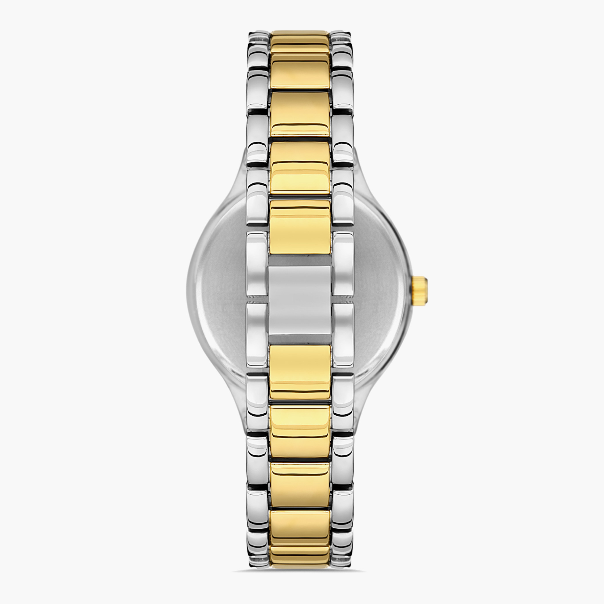Omax Women Silver & Gold Strap Analog Watch - 00JDP034N001-women-watchesandjewellery-watches-image-3
