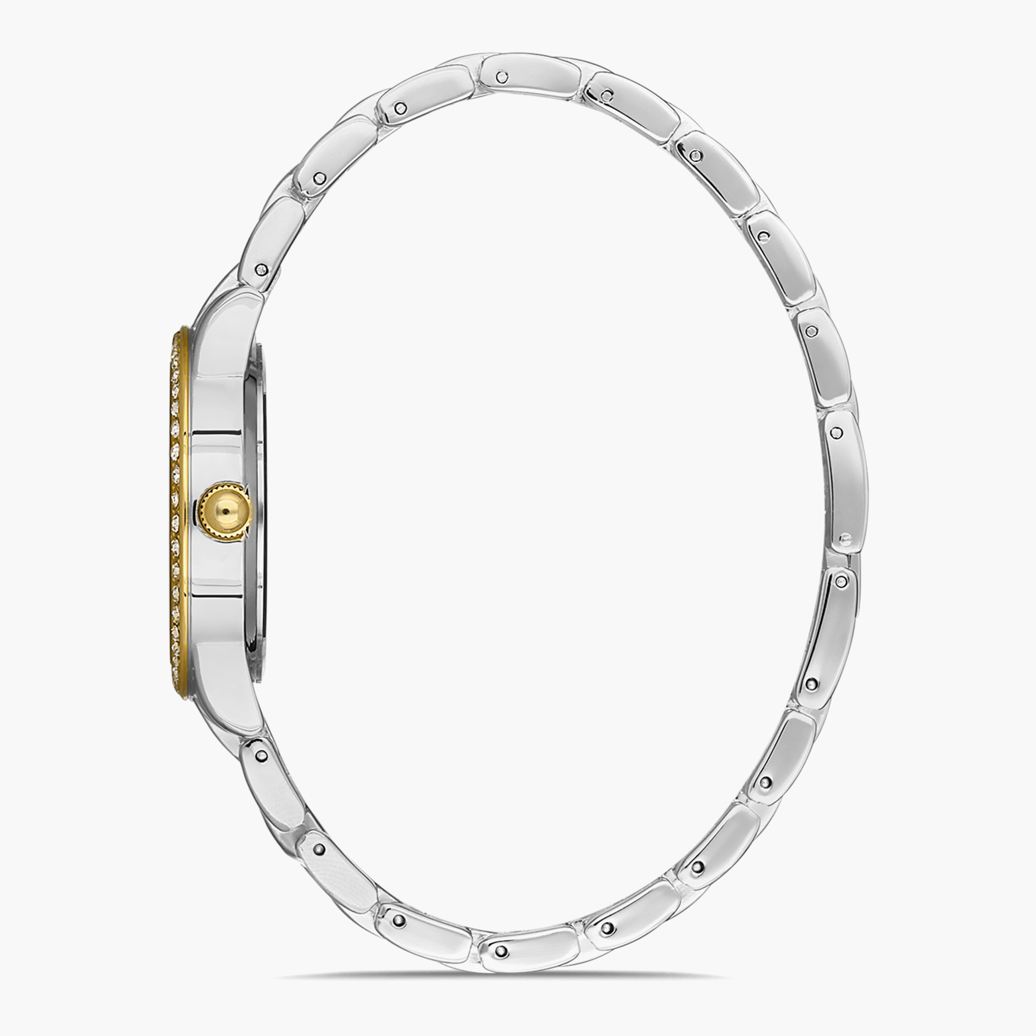 ساعة اوماكس التناظرية للنساء بسوار فضي وذهبي - 00JED022N001-women-watchesandjewellery-watches-image-2
