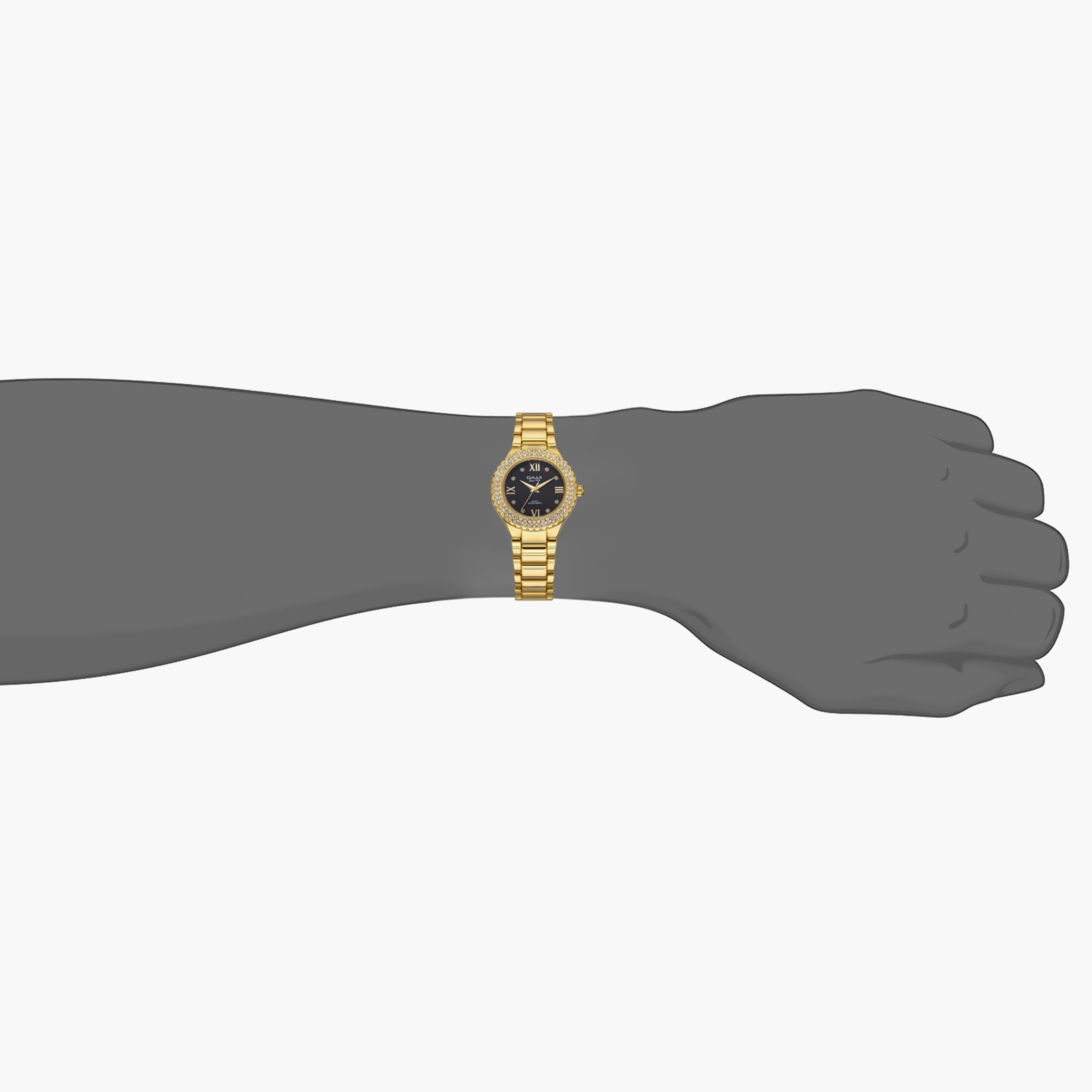 Omax Women Gold Strap Analog Watch - 00JED024G002-women-watchesandjewellery-watches-image-4