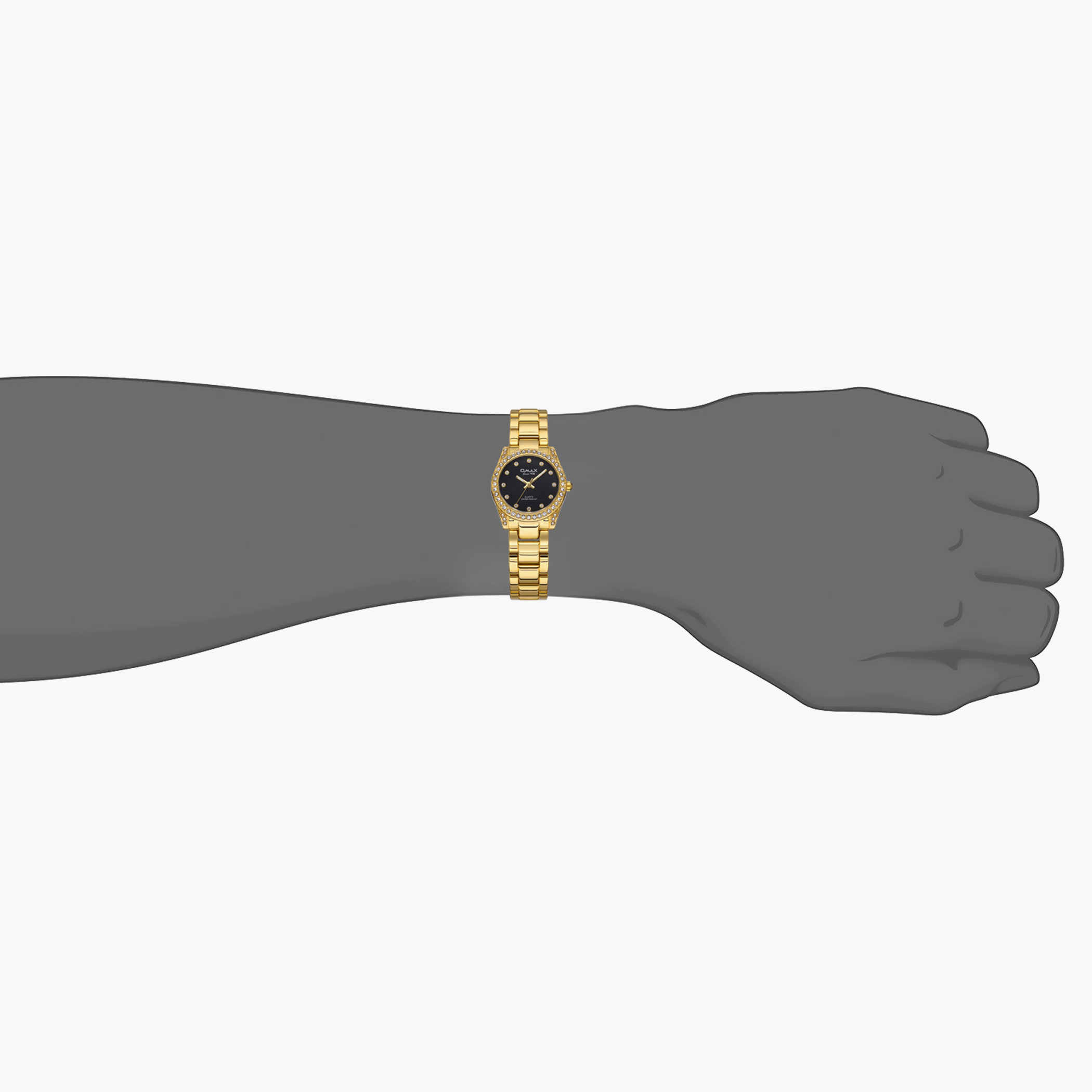 Omax Women Gold Strap Analog Watch - 00JED024G002-women-watchesandjewellery-watches-image-8