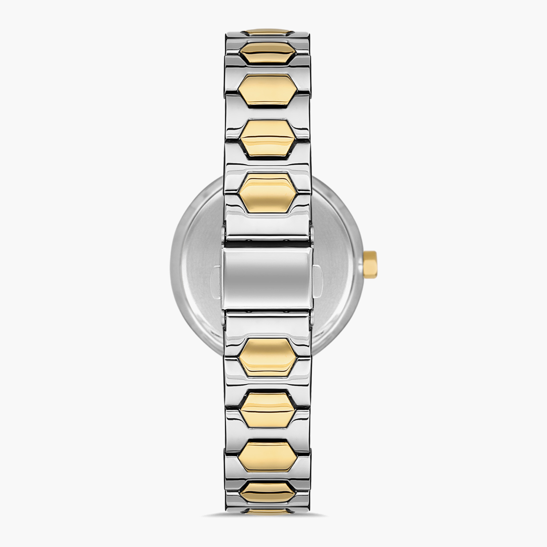 ساعة اوماكس التناظرية للنساء بسوار فضي وذهبي بعقارب - 00JSS004N001-women-watchesandjewellery-watches-image-3