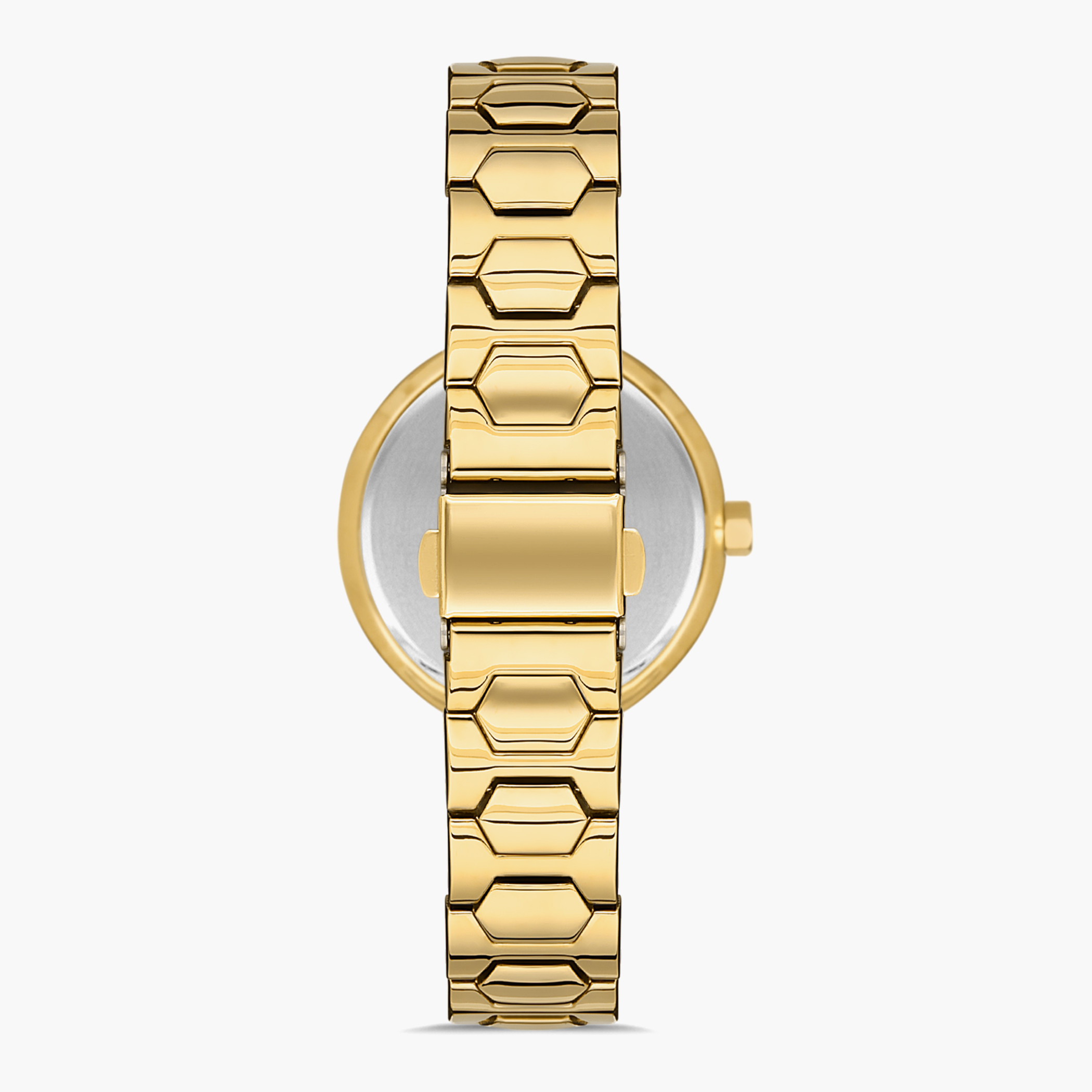 Omax Women Silver & Gold Strap Analog Watch - 00JSS004N001-women-watchesandjewellery-watches-image-3