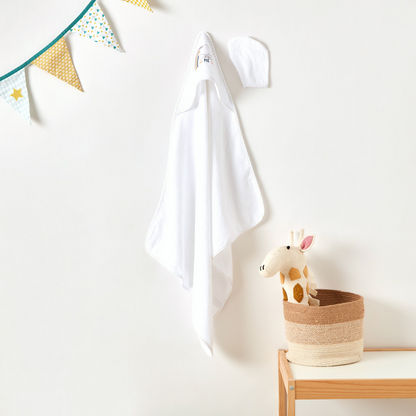 Juniors Embroidered Hooded Towel - 75x90 cms-Towels and Flannels-image-0