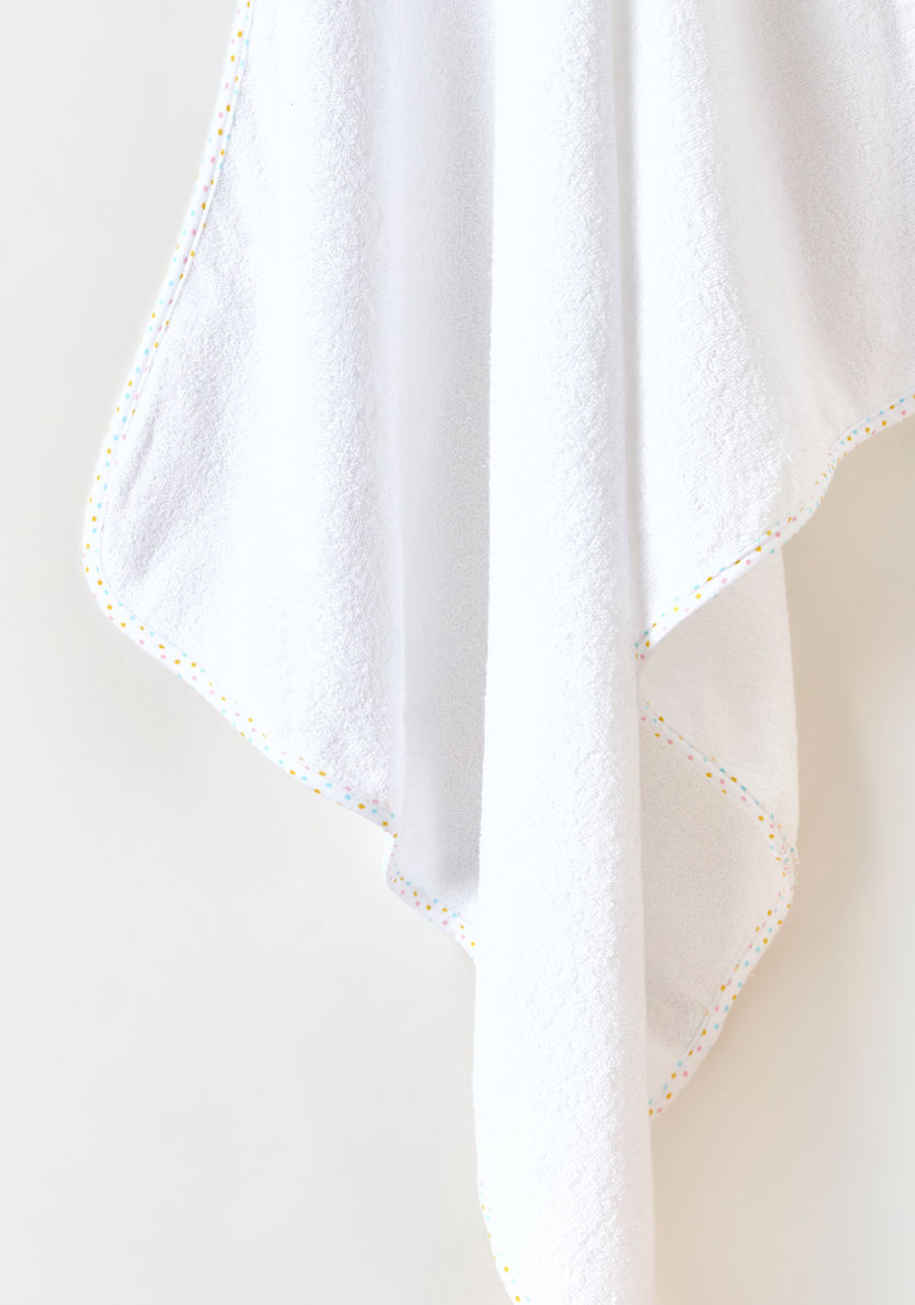 Juniors Embroidered Hooded Towel - 75x90 cms-Towels and Flannels-image-2