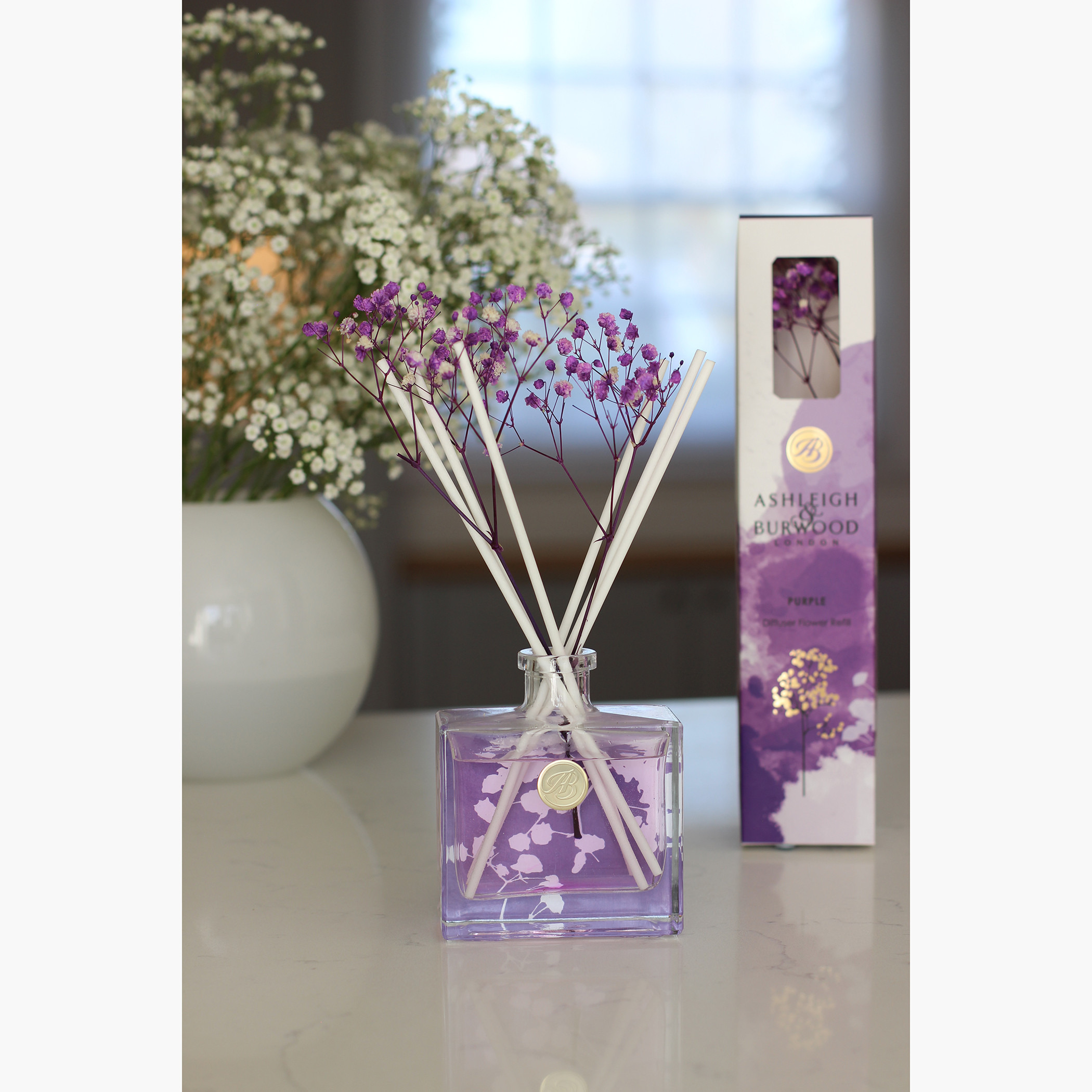 موزع عطور بالأعواد برائحة زهر البرقوق والرمان من آشلي آند بيروود - 150 مل-household-homefragrance-reeddiffusers-image-2