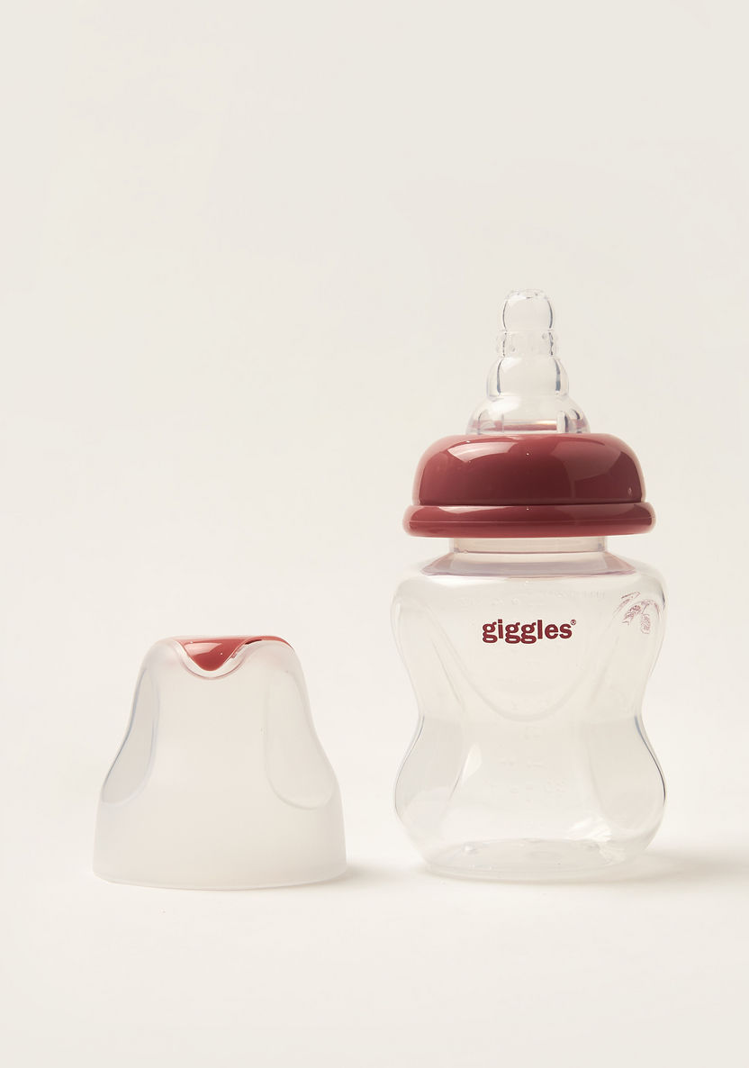 Giggles Feeding Bottle with Lid - 120 ml-Bottles and Teats-image-0