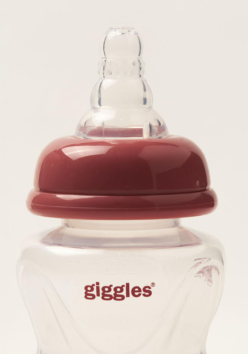Giggles Feeding Bottle with Lid - 120 ml-Bottles and Teats-image-1