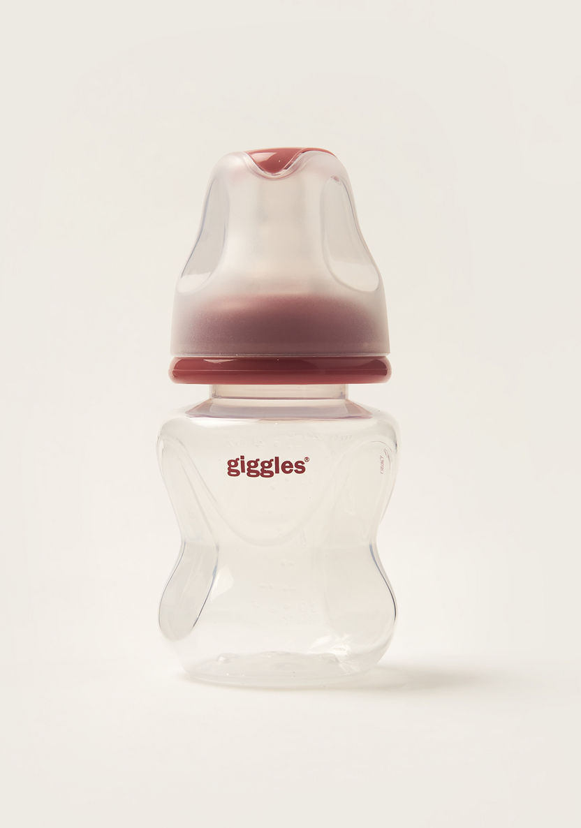 Giggles Feeding Bottle with Lid - 120 ml-Bottles and Teats-image-3