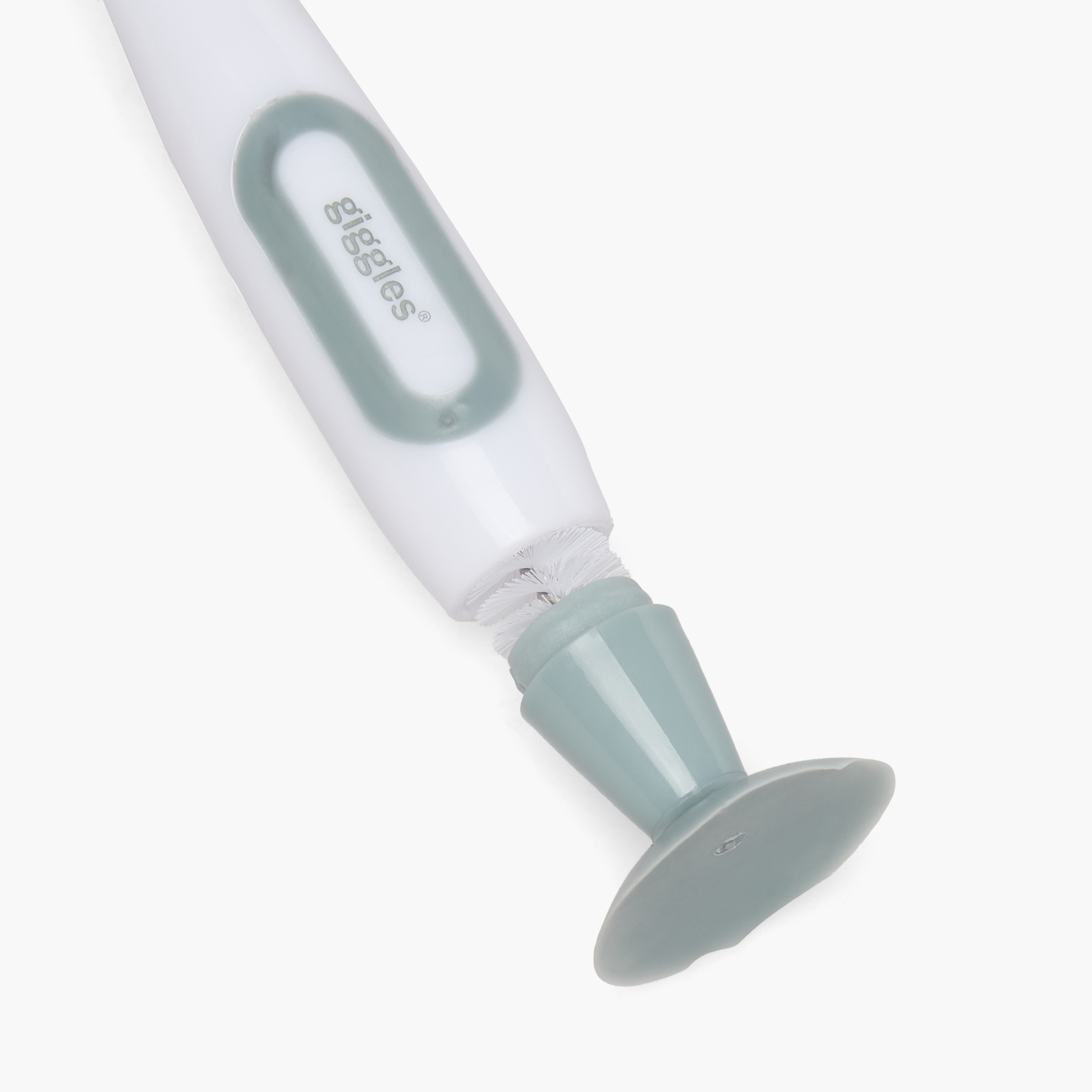 فرشاة لتنظيف الرضّاعة والحلمة بقاعدة سيليكون من جيجلز-baby-feeding-accessories-image-7