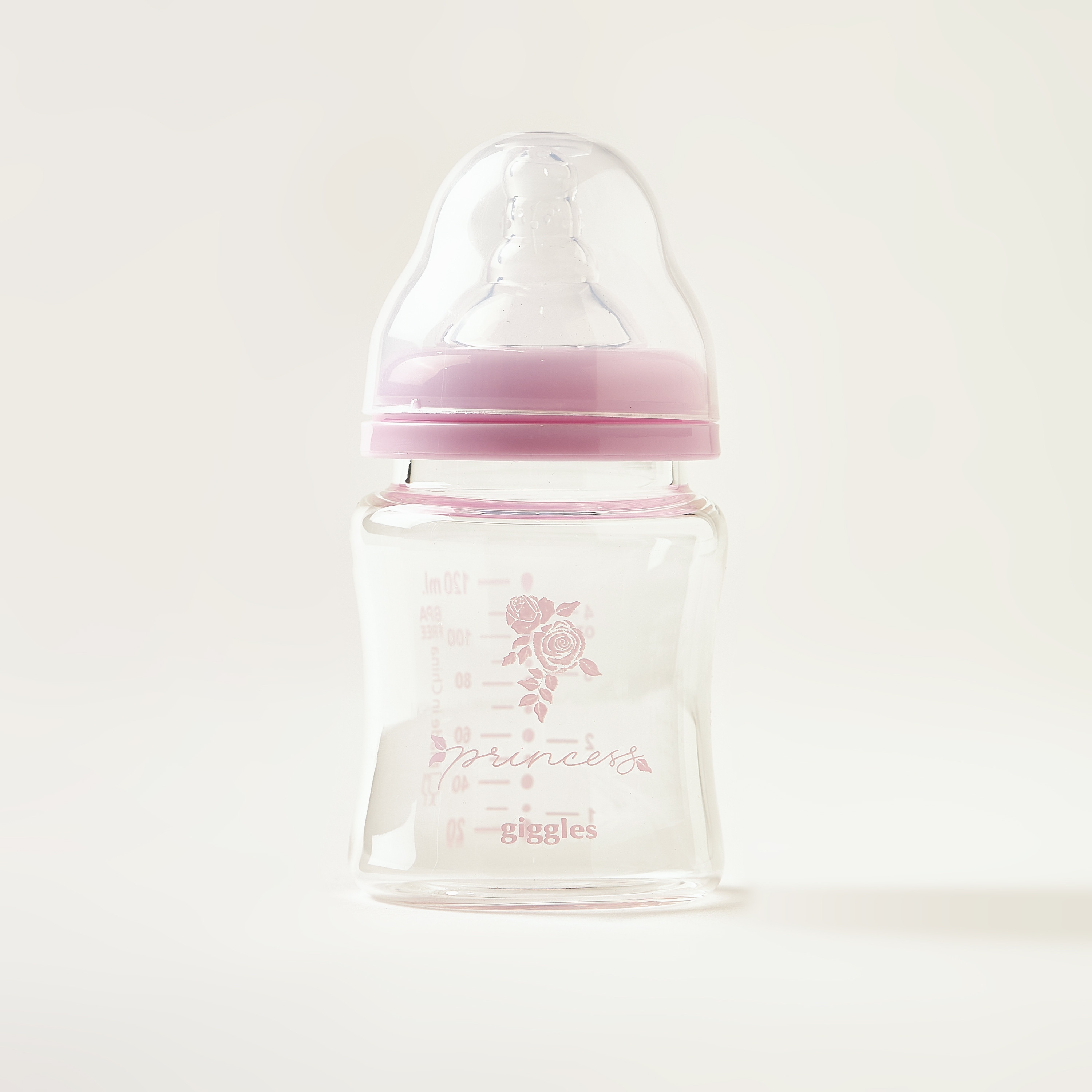 Giggles glass cheap feeding bottle