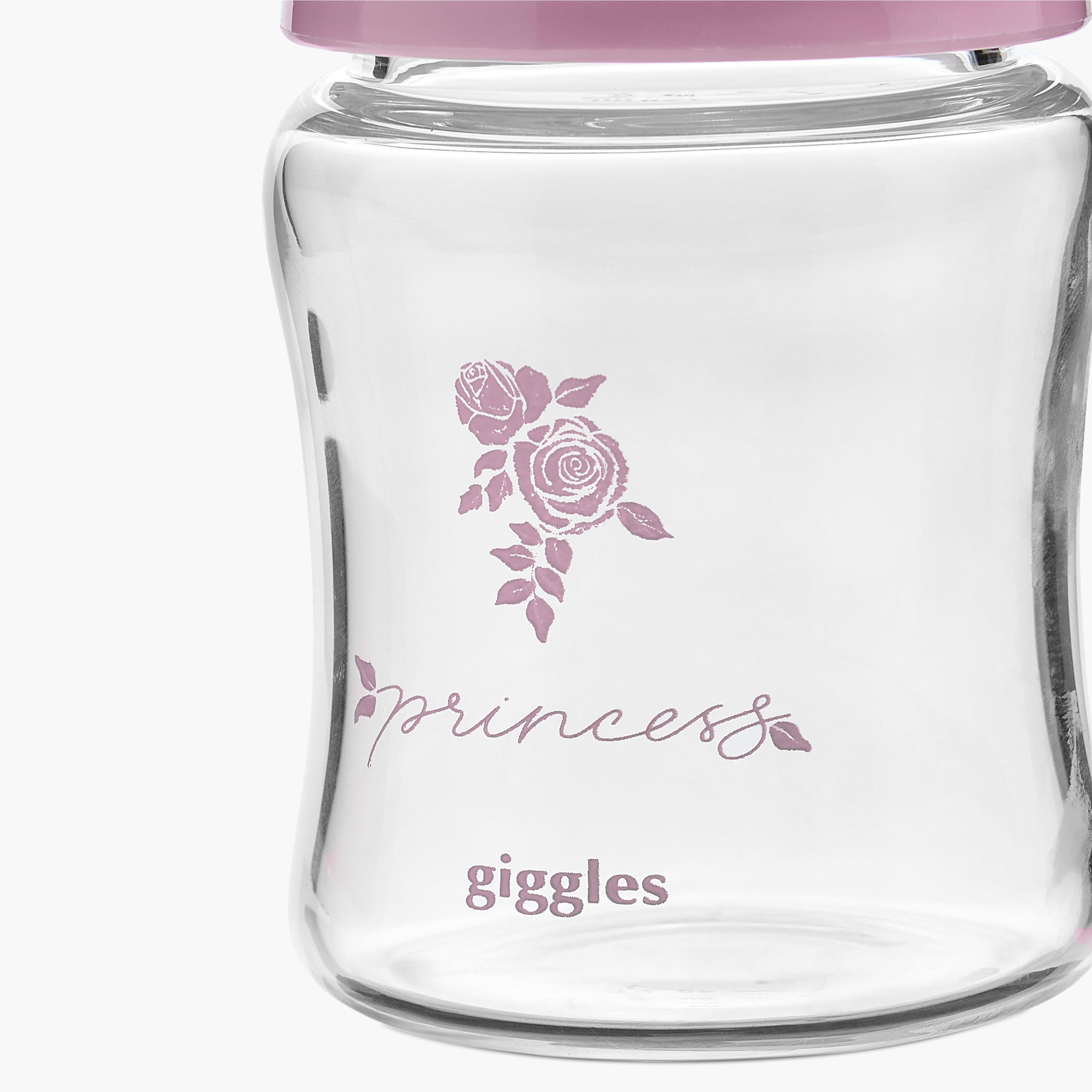 Giggles Glass Feeding Bottle with Cap - 120 ml-baby-feeding-feedingbottles-bottlesandteats-image-5