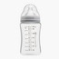 قارورة رضاعة زجاجية واسعة العنق بطبعات من جيجلز - 200 مل - 0-12 شهر-baby-feeding-feedingbottles-bottlesandteats-image-8