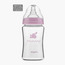Giggles Glass Wide Neck Printed Feeding Bottle - 200 ml (0-12 months)-baby-feeding-feedingbottles-bottlesandteats-image-1