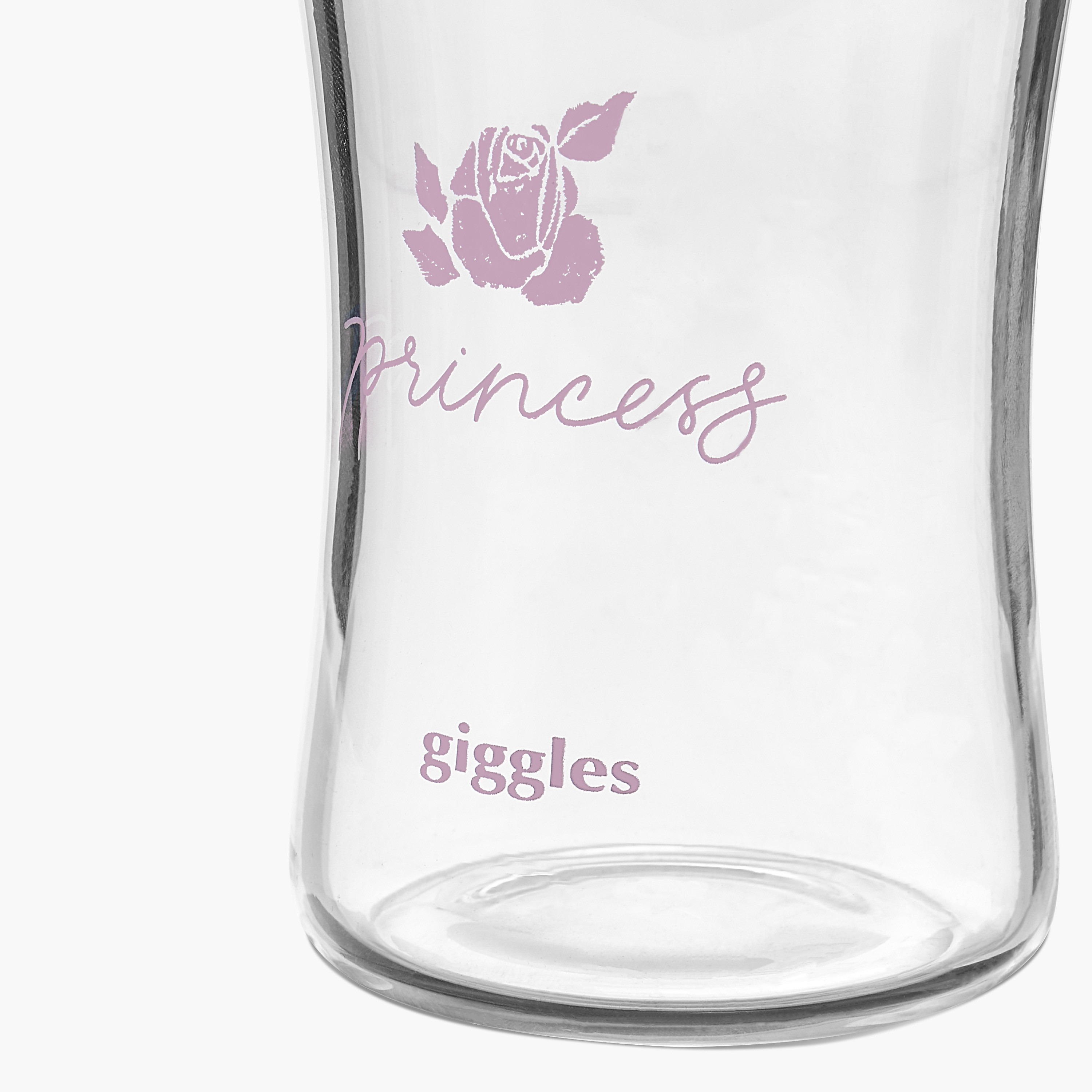 Giggles Printed Glass Feeding Bottle - 200 ml-baby-feeding-feedingbottles-bottlesandteats-image-5