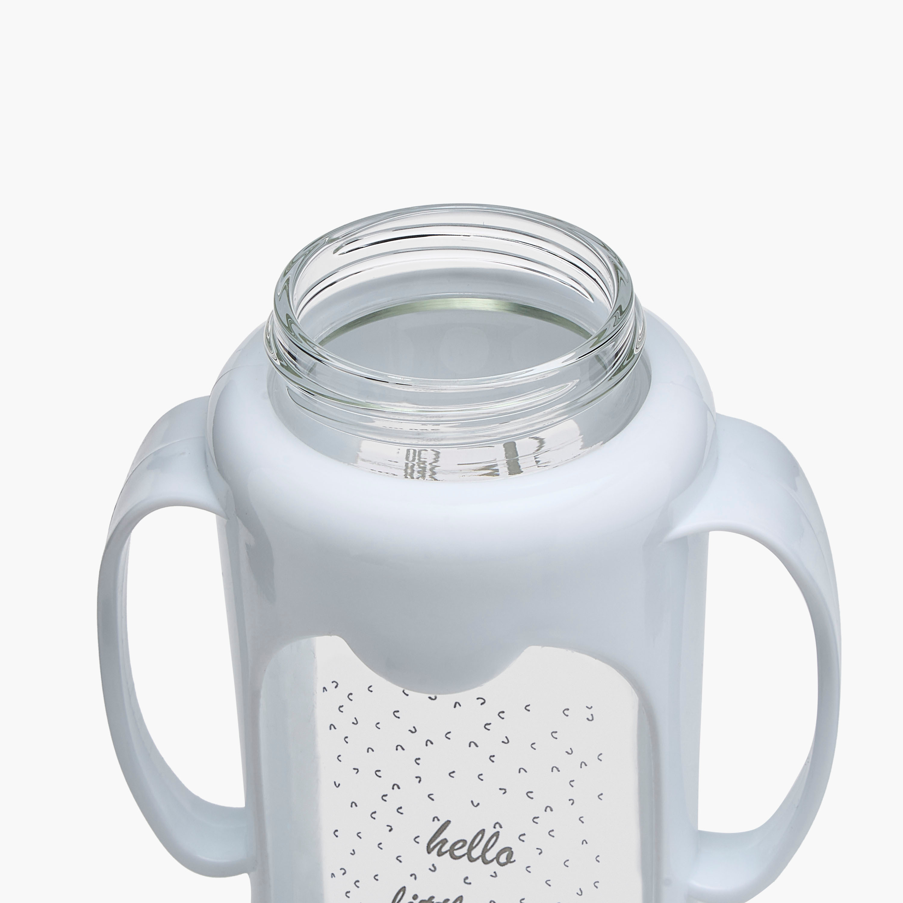 Giggles Glass Feeding Bottle with Cover and Cap - 250 ml-baby-feeding-feedingbottles-bottlesandteats-image-7