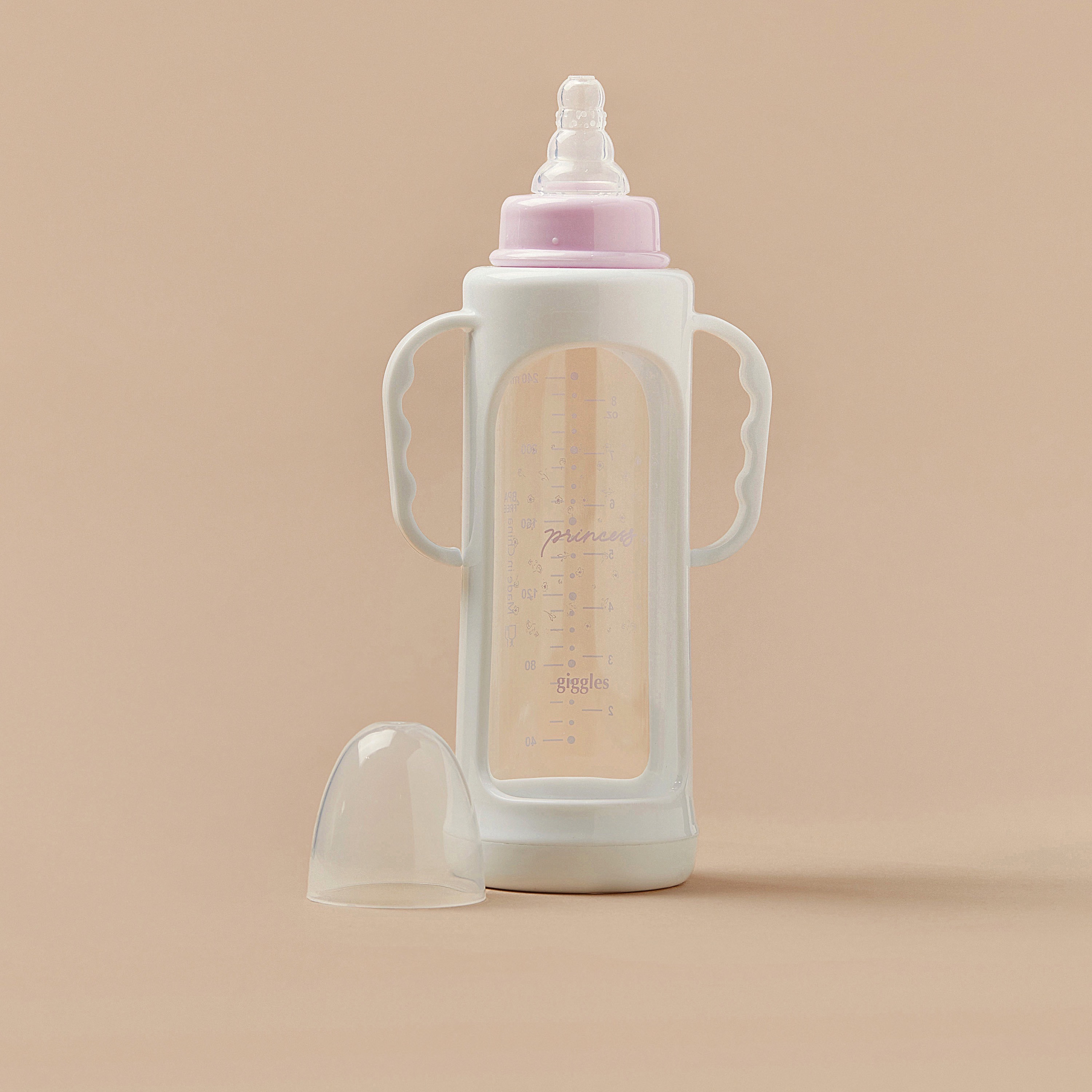 Giggles glass cheap feeding bottle