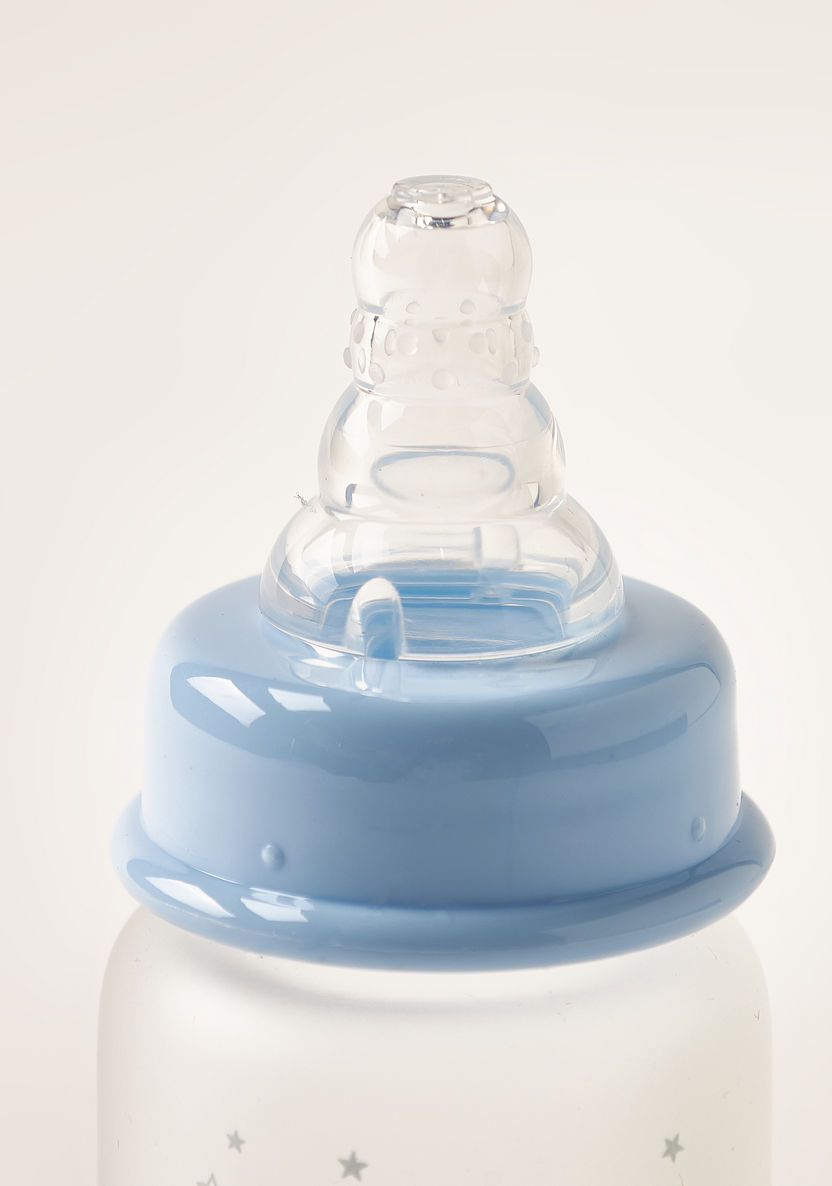 Giggles Glass Feeding Bottle with Cap - 50 ml-Bottles and Teats-image-1