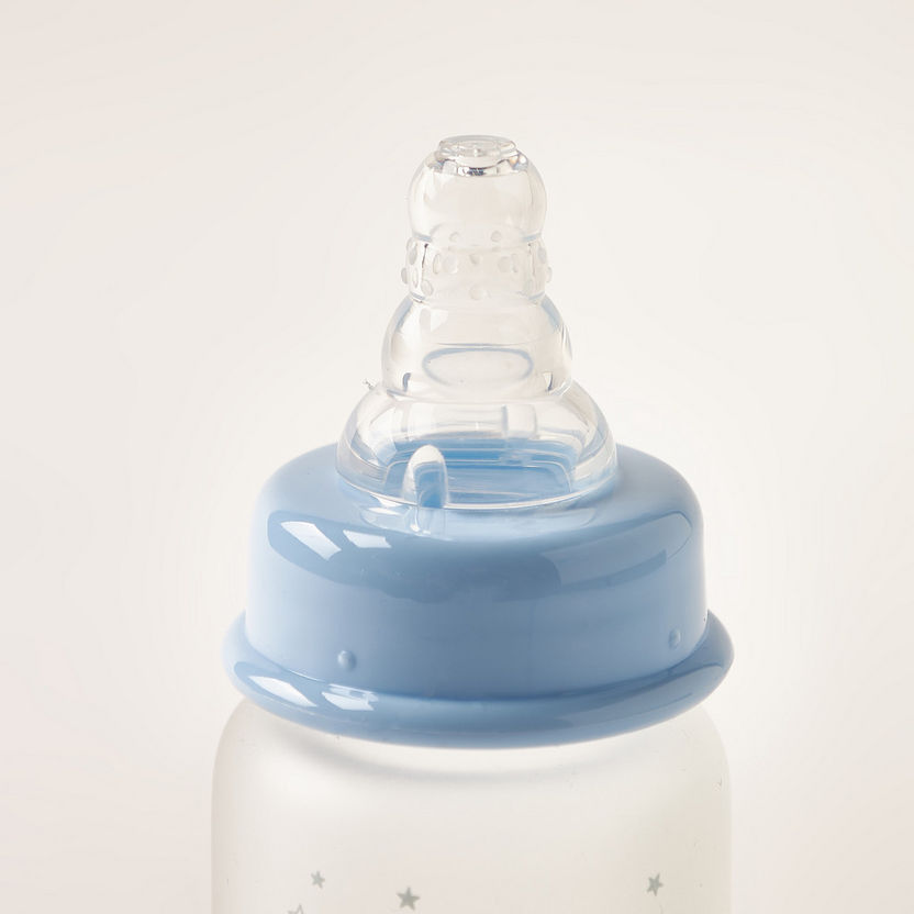 Giggles Glass Feeding Bottle with Cap - 50 ml-Bottles and Teats-image-1