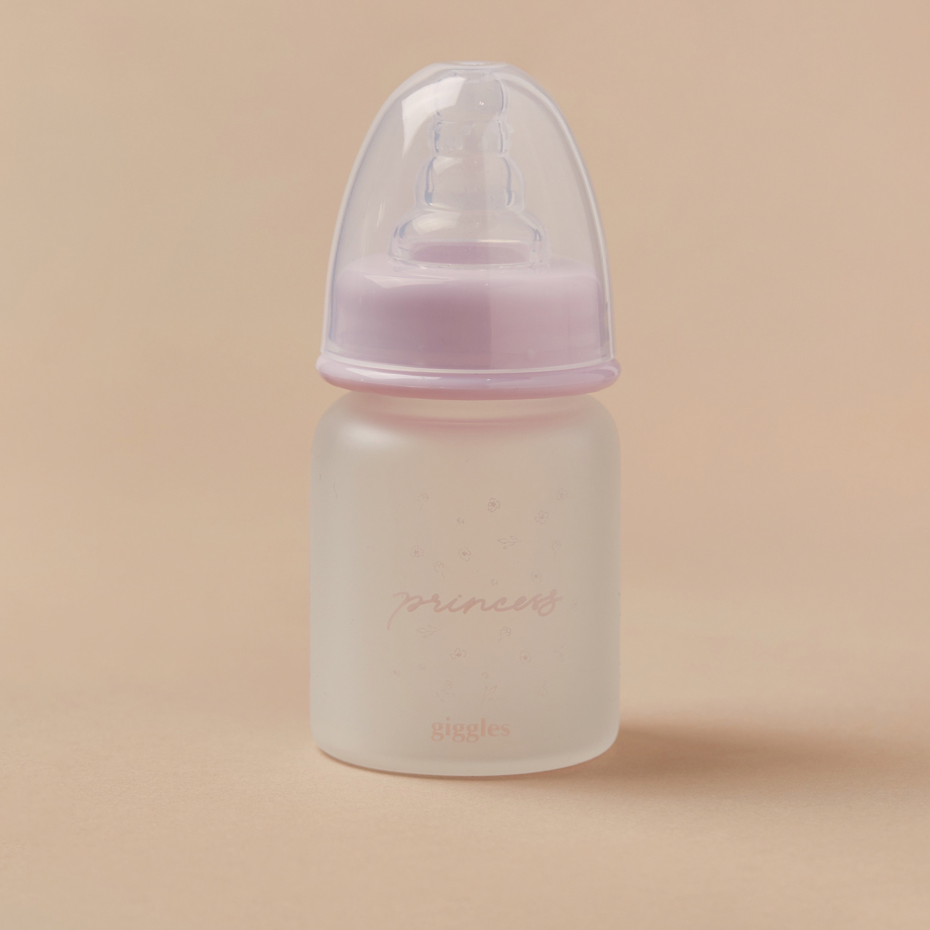 Giggles Printed Glass Feeding Bottle - 50 ml-baby-feeding-feedingbottles-bottlesandteats-image-4