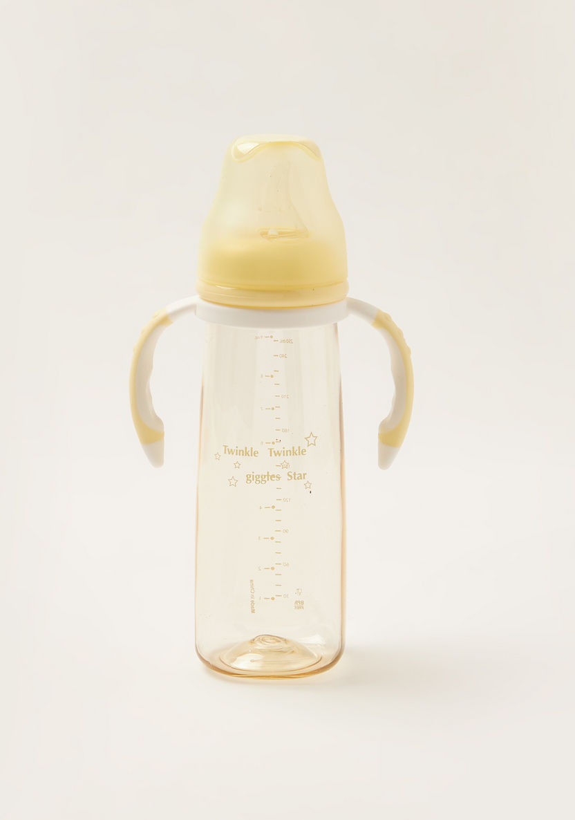 Giggles Feeding Bottle with Handle and Lid - 250 ml-Bottles and Teats-image-3