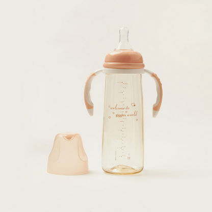Giggles Feeding Bottle with Handle and Lid - 250 ml