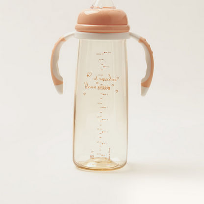 Giggles Feeding Bottle with Handle and Lid - 250 ml