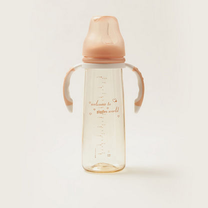 Giggles Feeding Bottle with Handle and Lid - 250 ml-Bottles and Teats-image-3