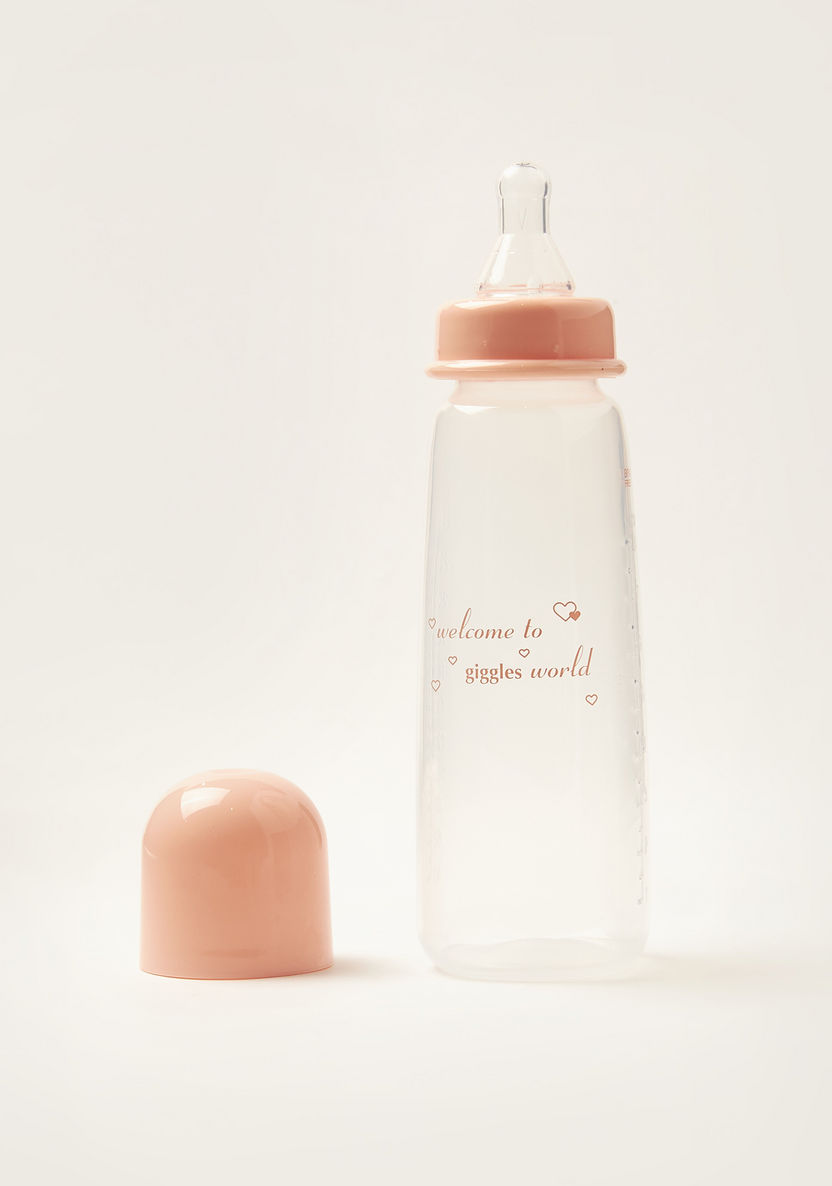 Giggles Feeding Bottle with Lid - 240 ml-Bottles and Teats-image-0