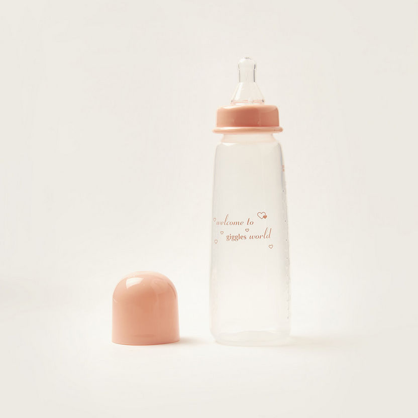 Giggles Feeding Bottle with Lid - 240 ml-Bottles and Teats-image-0