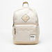 Lee Cooper Solid Zipper Backpack with Adjustable Shoulder Straps-Girl%27s Backpacks-thumbnailMobile-0