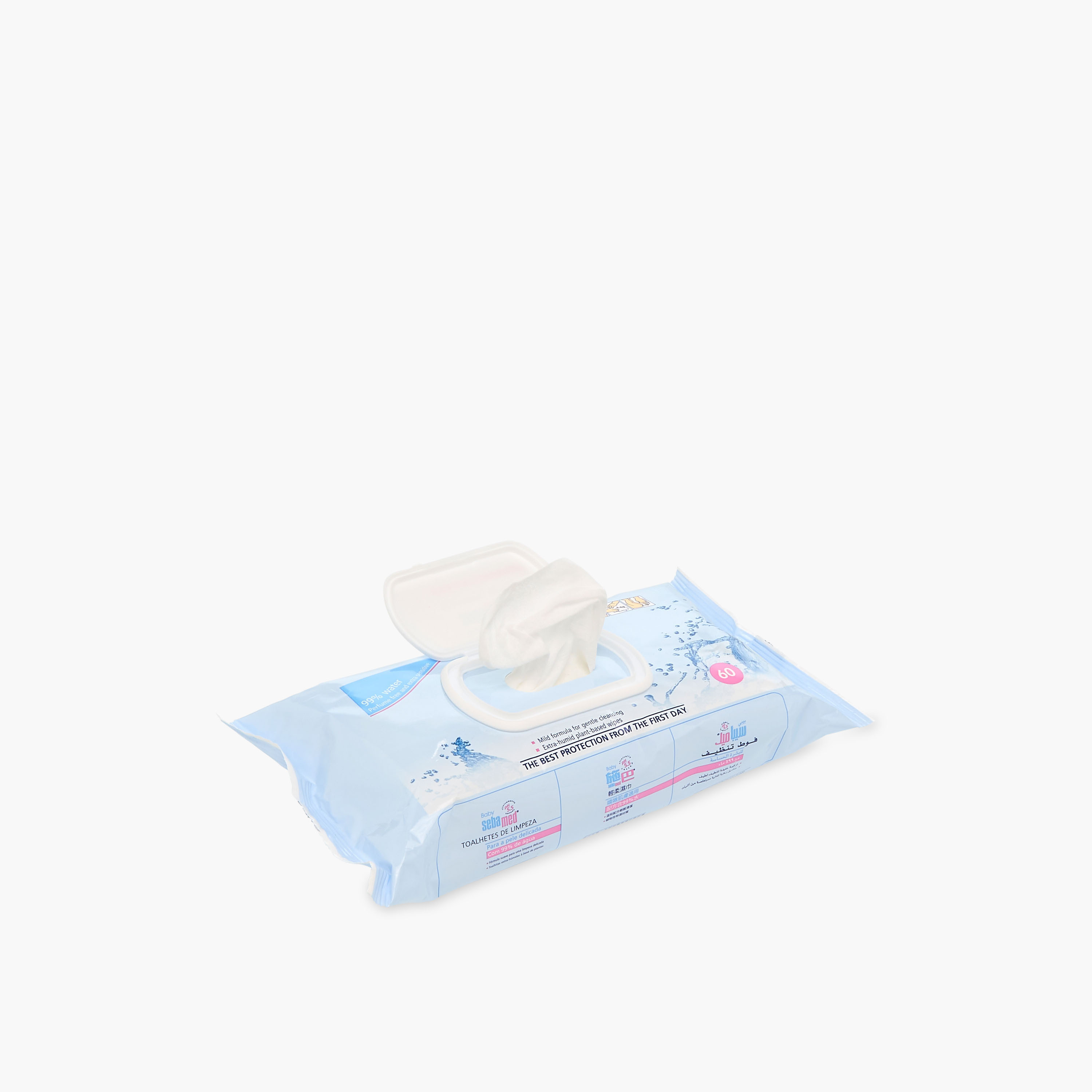 Sebamed Baby Cleansing Wipes - 60 Sheets-baby-bathandcare-wipes-image-2