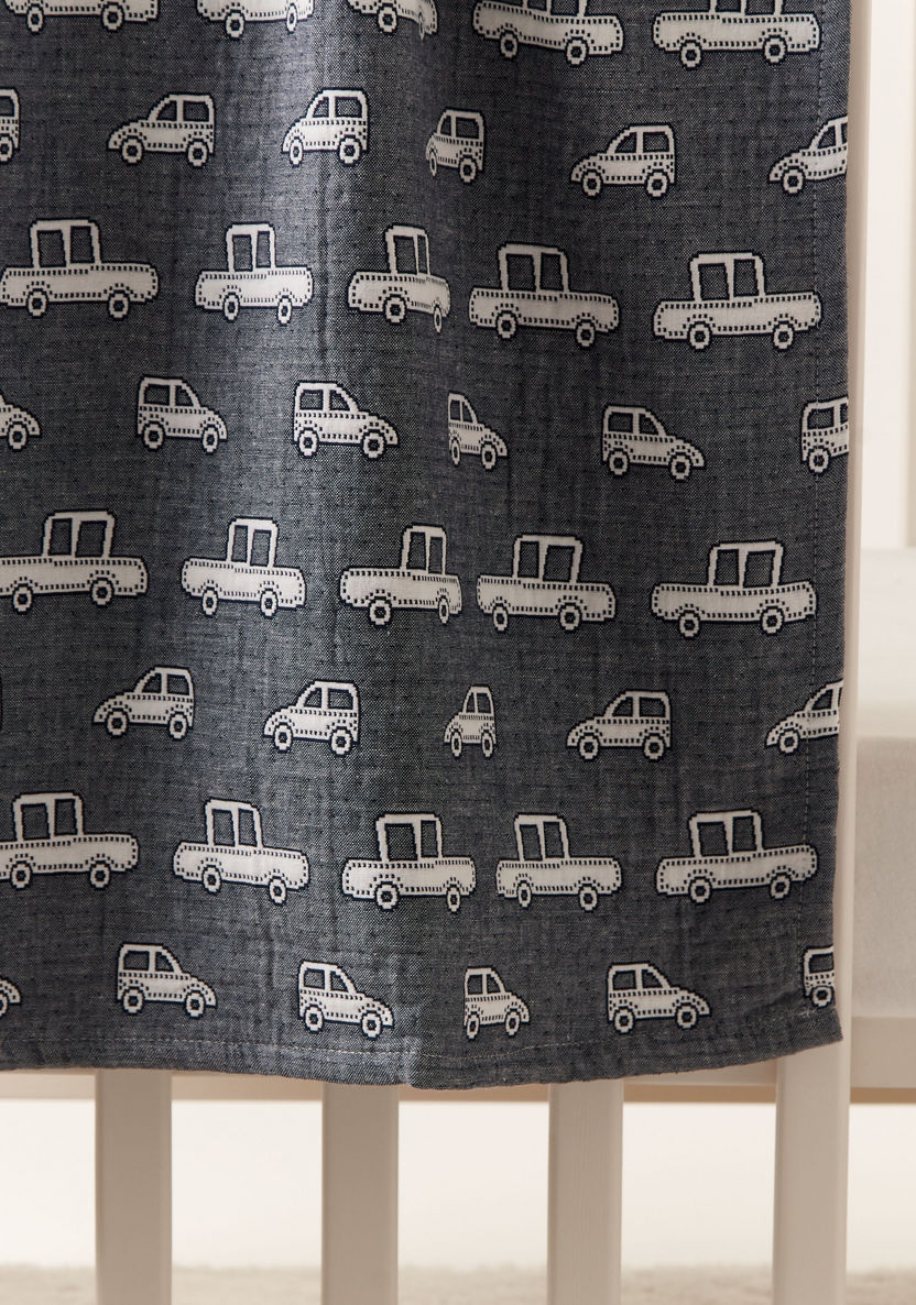 Juniors Car Print Raschel Blanket - 80x100 cms-Blankets and Throws-image-3