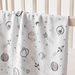 Giggles Space Print Muslin Swaddle Blanket - 120x120 cms-Swaddles and Sleeping Bags-thumbnail-1