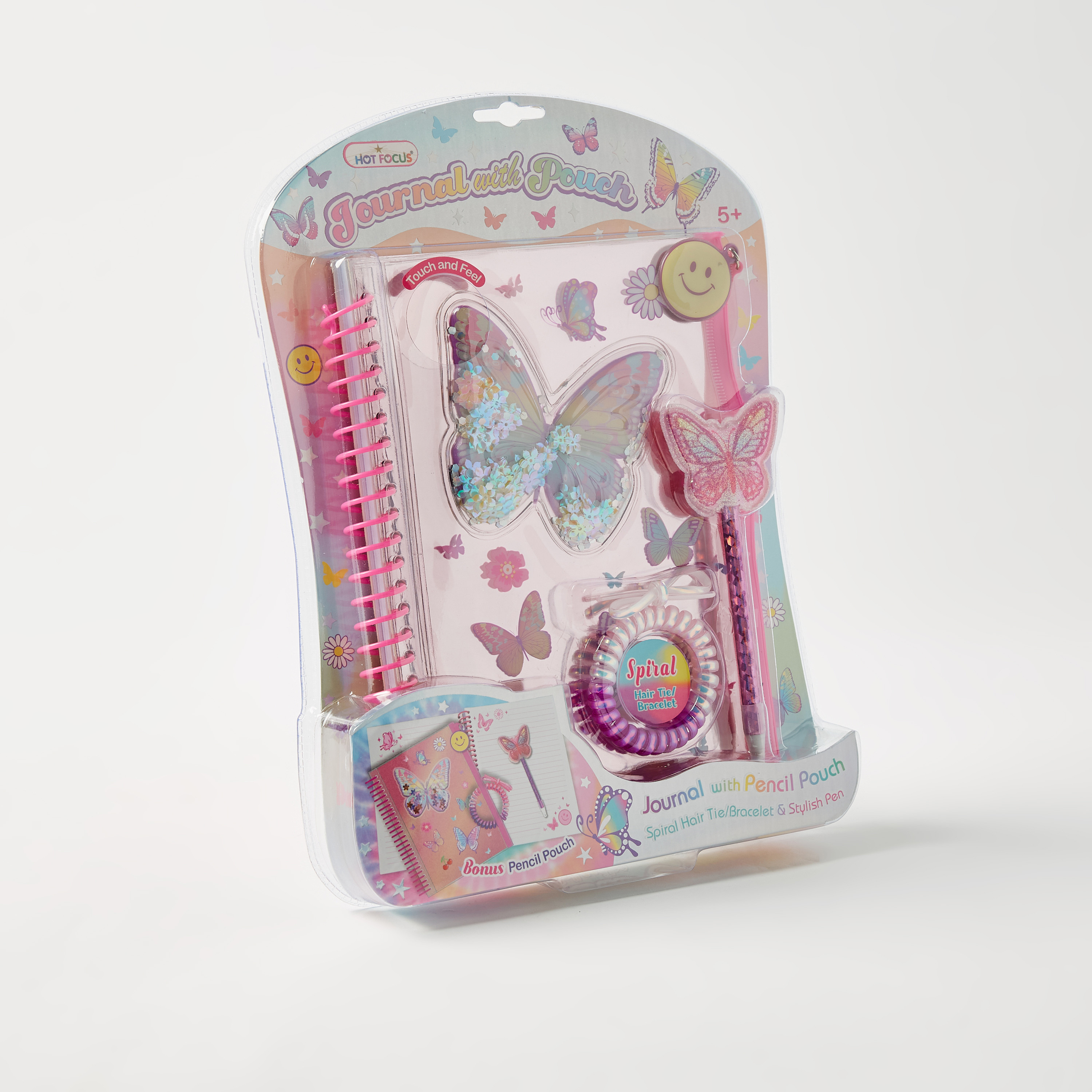 Hot Focus Butterfly Accented Journal Set-school-stationery-accessories-image-2