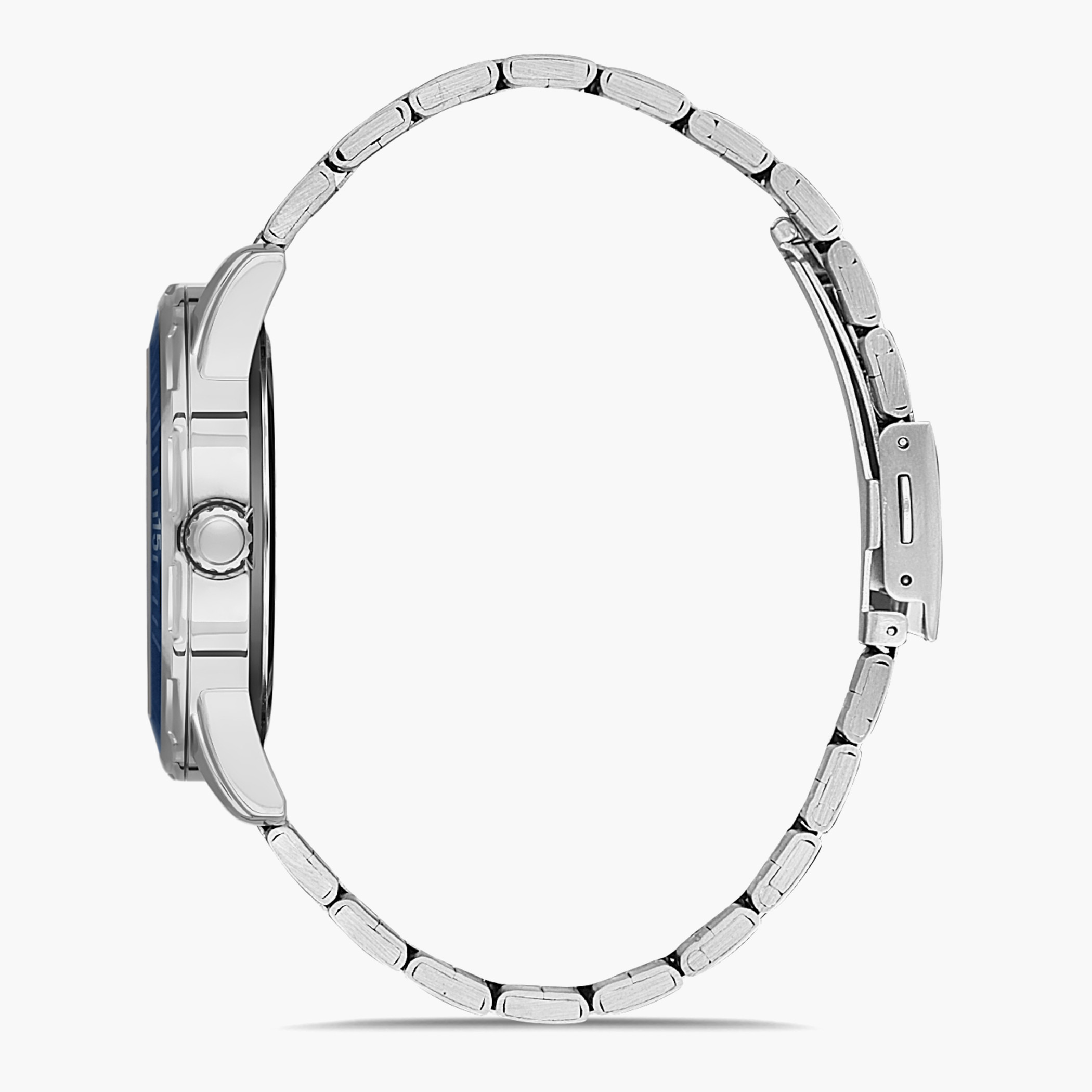 ساعة اوماكس التناظرية للرجال بسوار فضي وأزرق بعقارب - 00DFD001U004-men-watchesandjewellery-watches-image-2