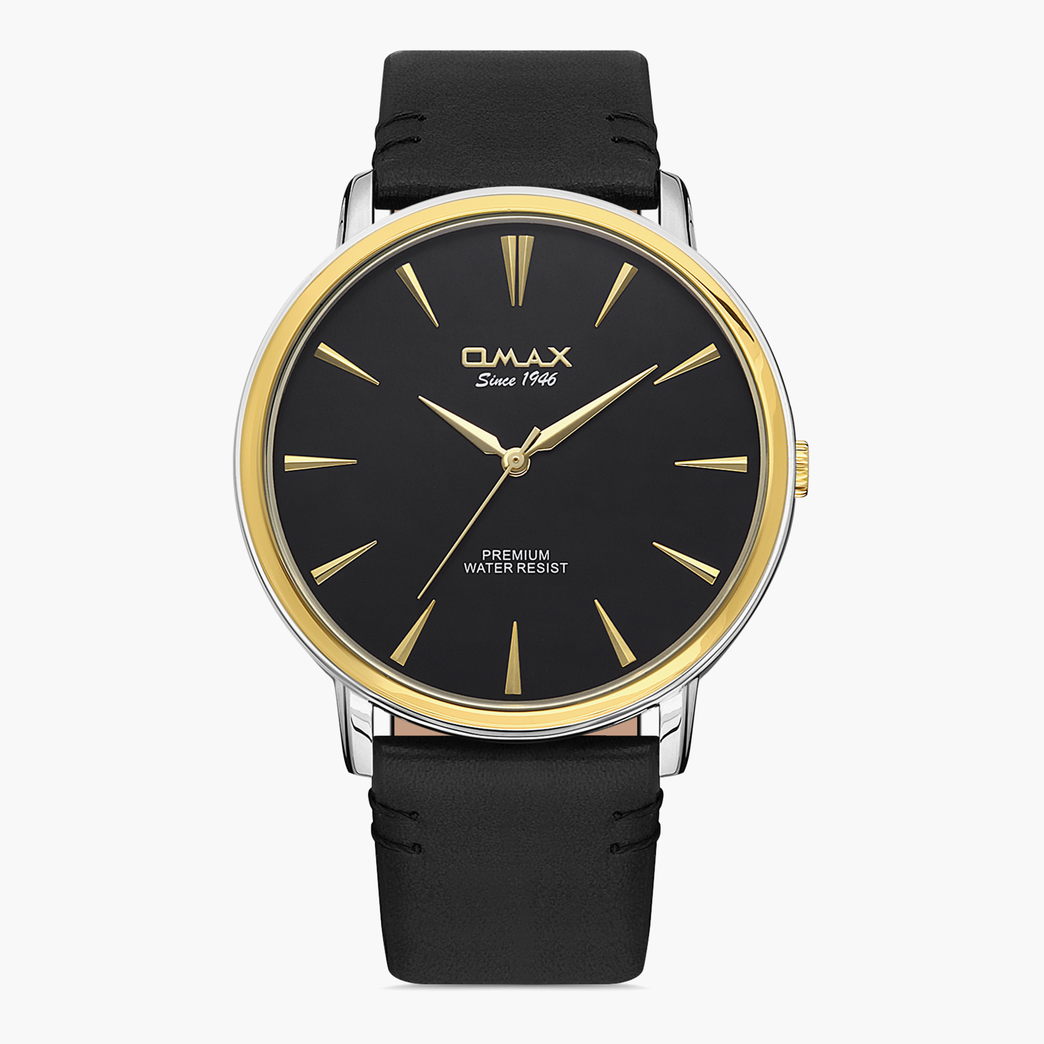 Omax Men Black Strap Analog Watch - 00SX7007NB12 | 42 MM-men-watchesandjewellery-watches-image-1