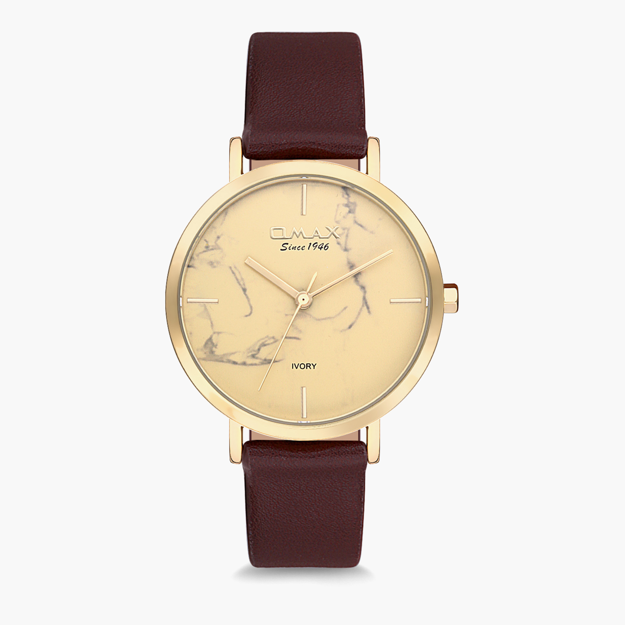 ساعة اوماكس التناظرية للنساء بسوار بني - MR03G15I-women-watchesandjewellery-watches-image-1