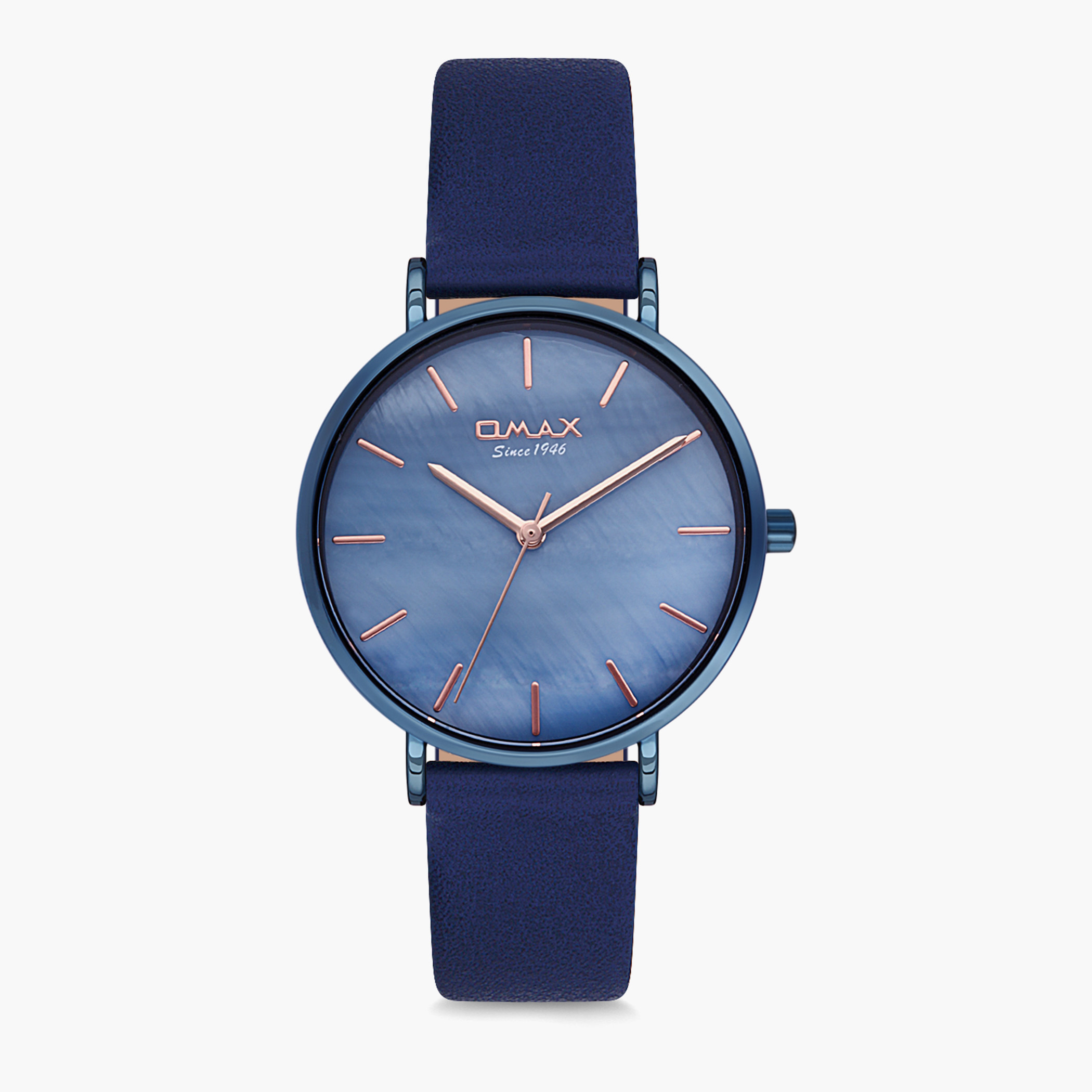 ساعة أوماكس التناظرية للجنسين بسوار أزرق - SH02S44I-men-watchesandjewellery-watches-image-1
